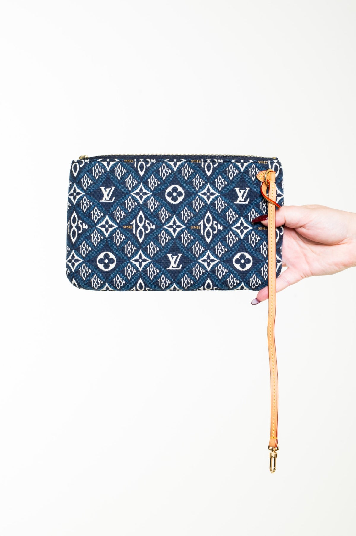 Blue Jacquard Since 1854 Neverfull MM Tote Bag