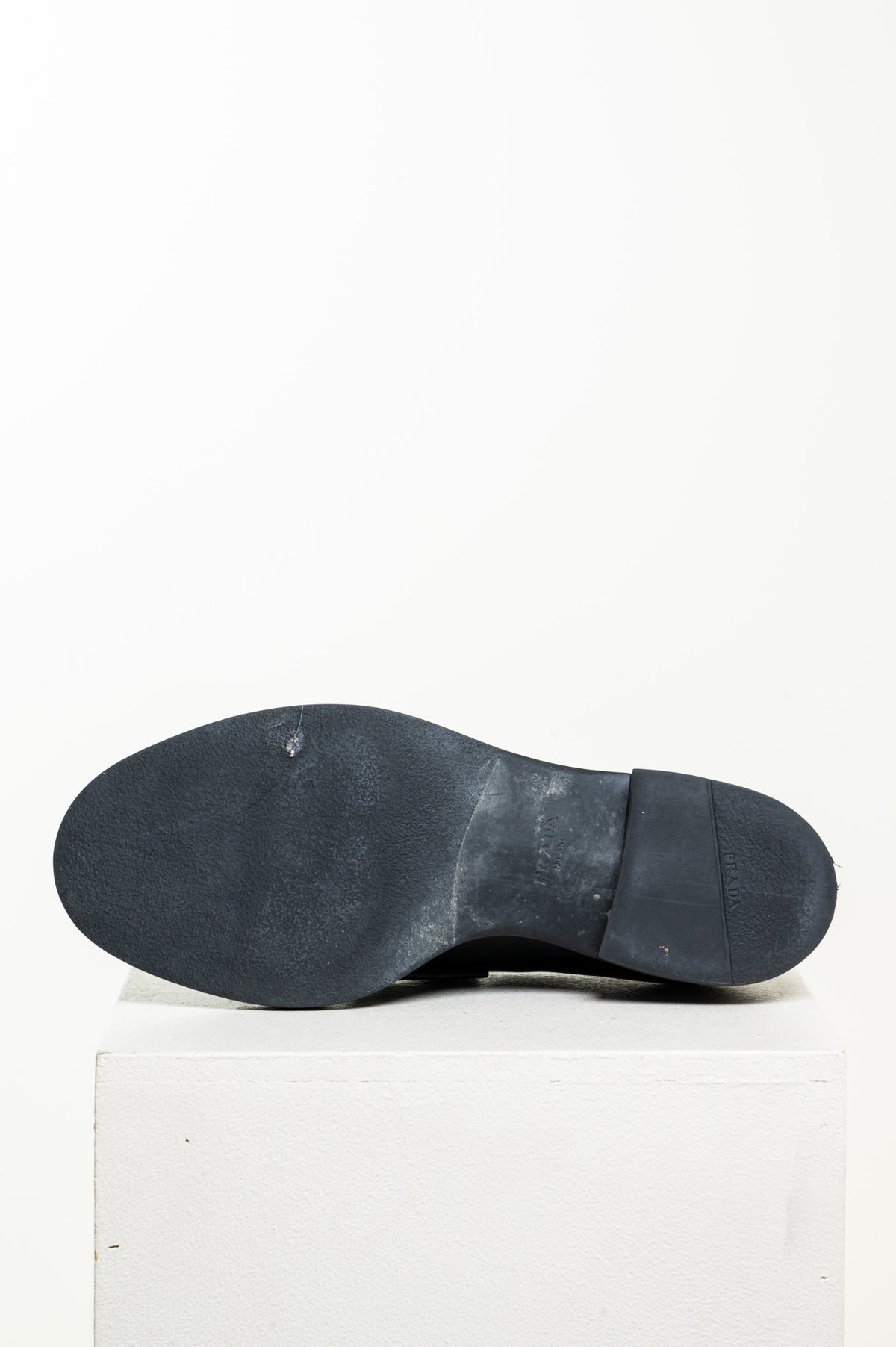 Black Brushed Platform Loafer