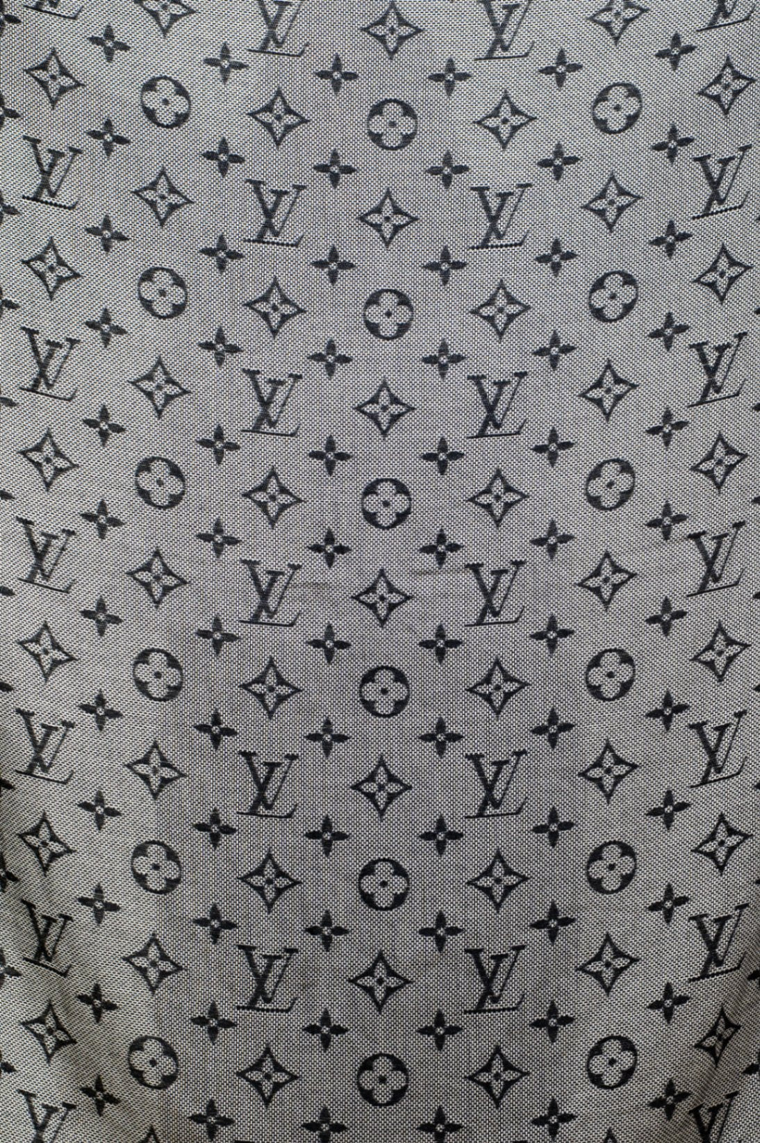 Black Neo Natté Monogram Shawl
