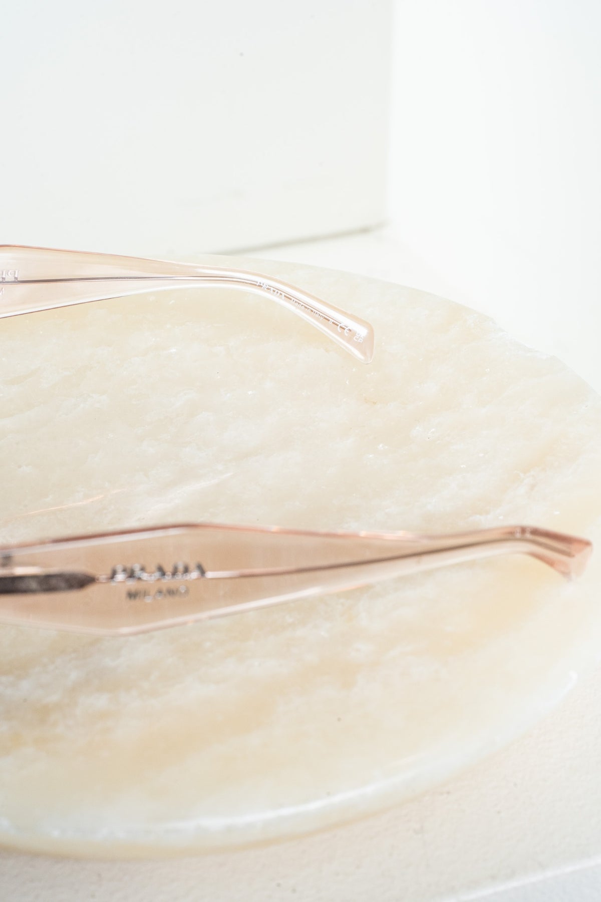 Pink Transparent PR24Z Sunglasses