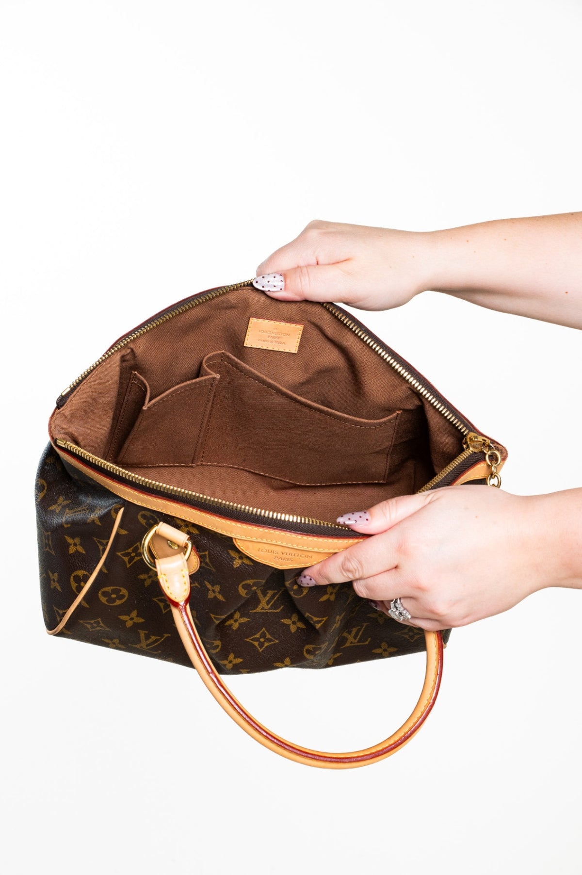 Brown Monogram Tivoli PM Handbag