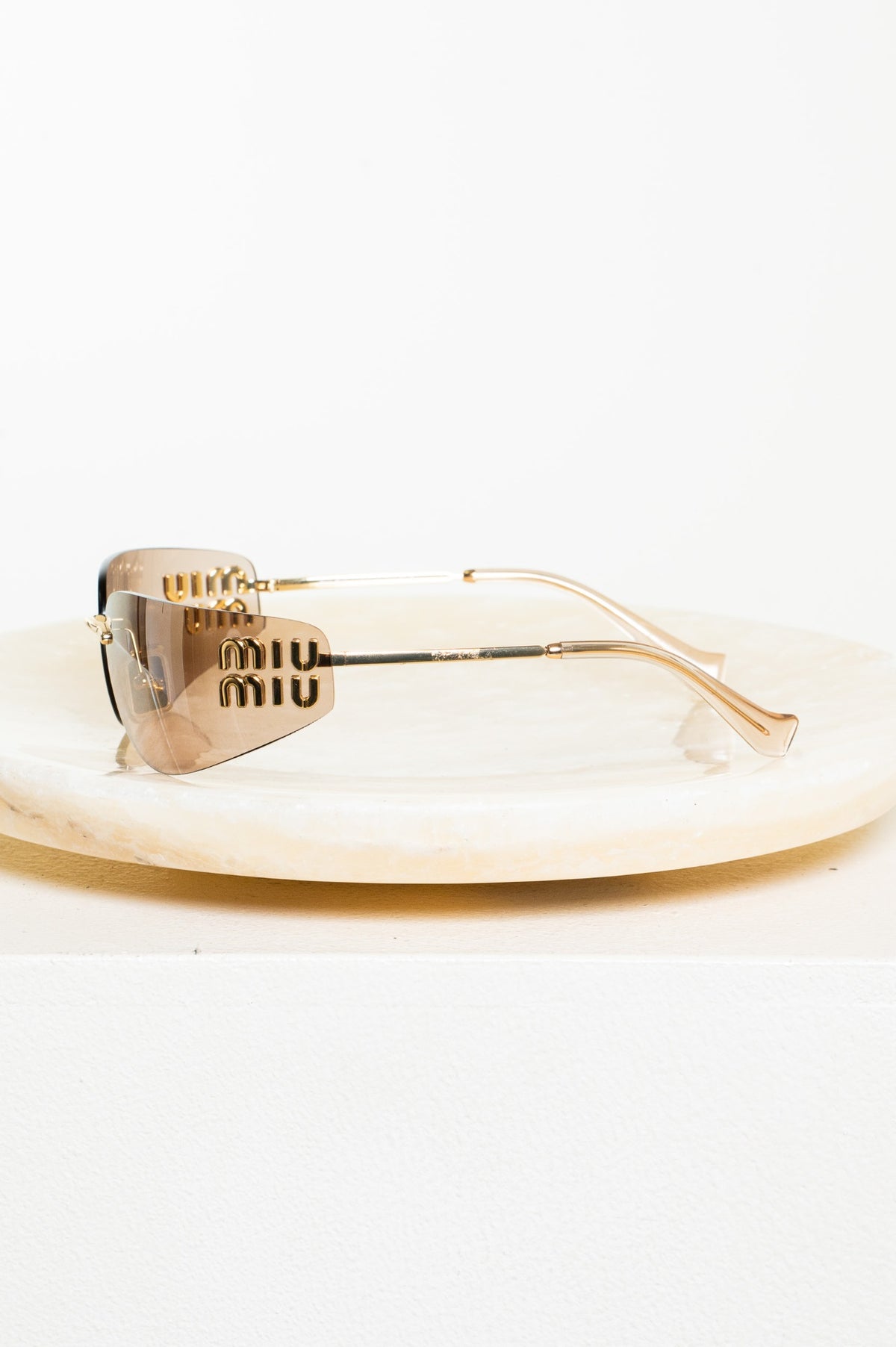 Gold MU A51 Sunglasses