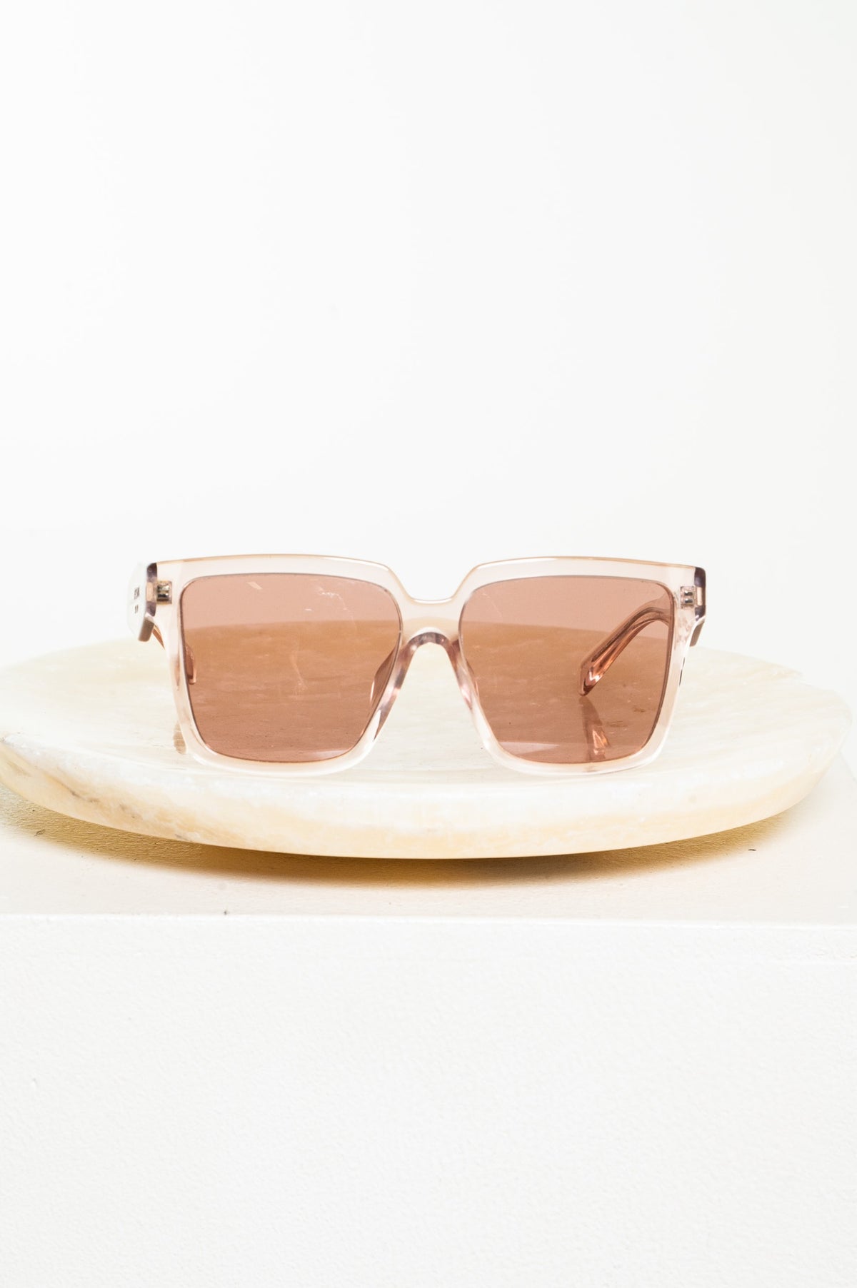 Pink Transparent PR24Z Sunglasses