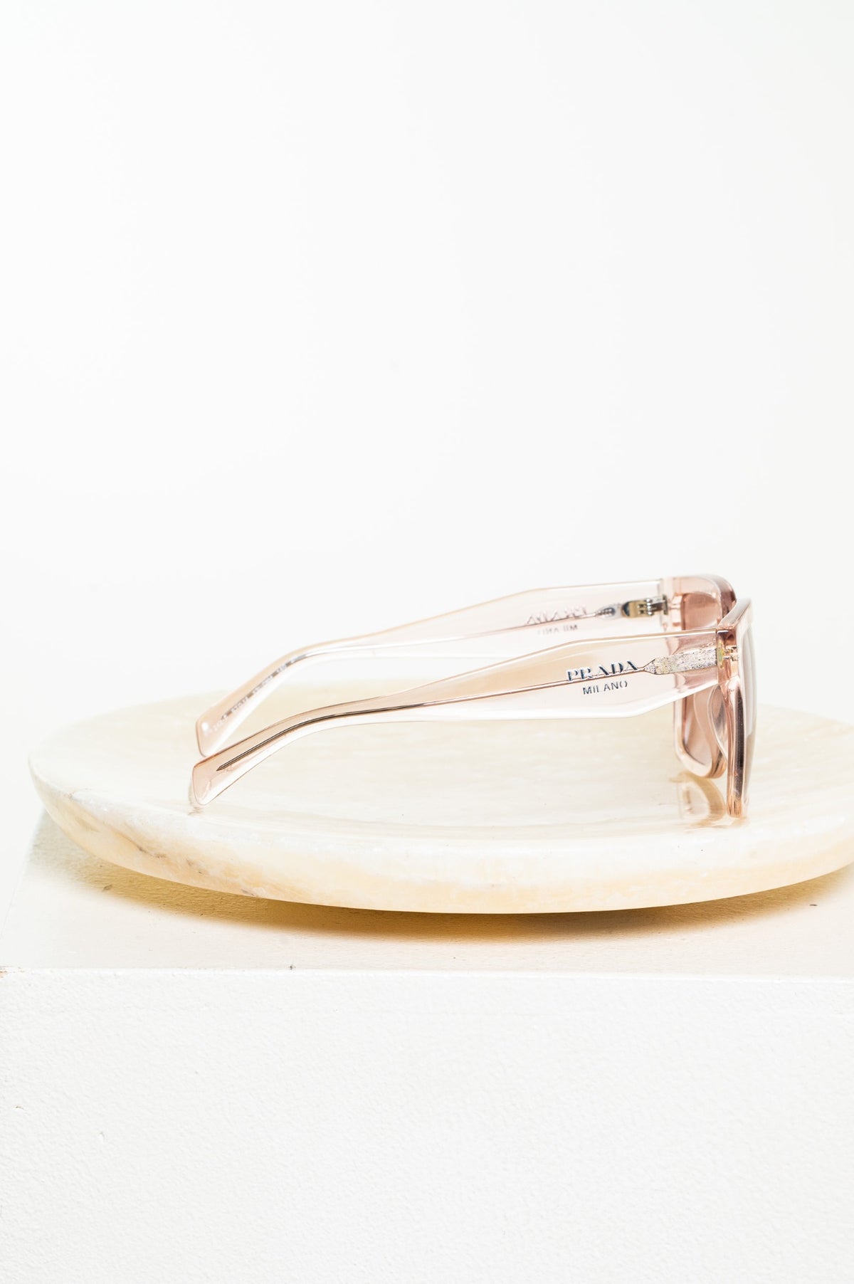 Pink Transparent PR24Z Sunglasses