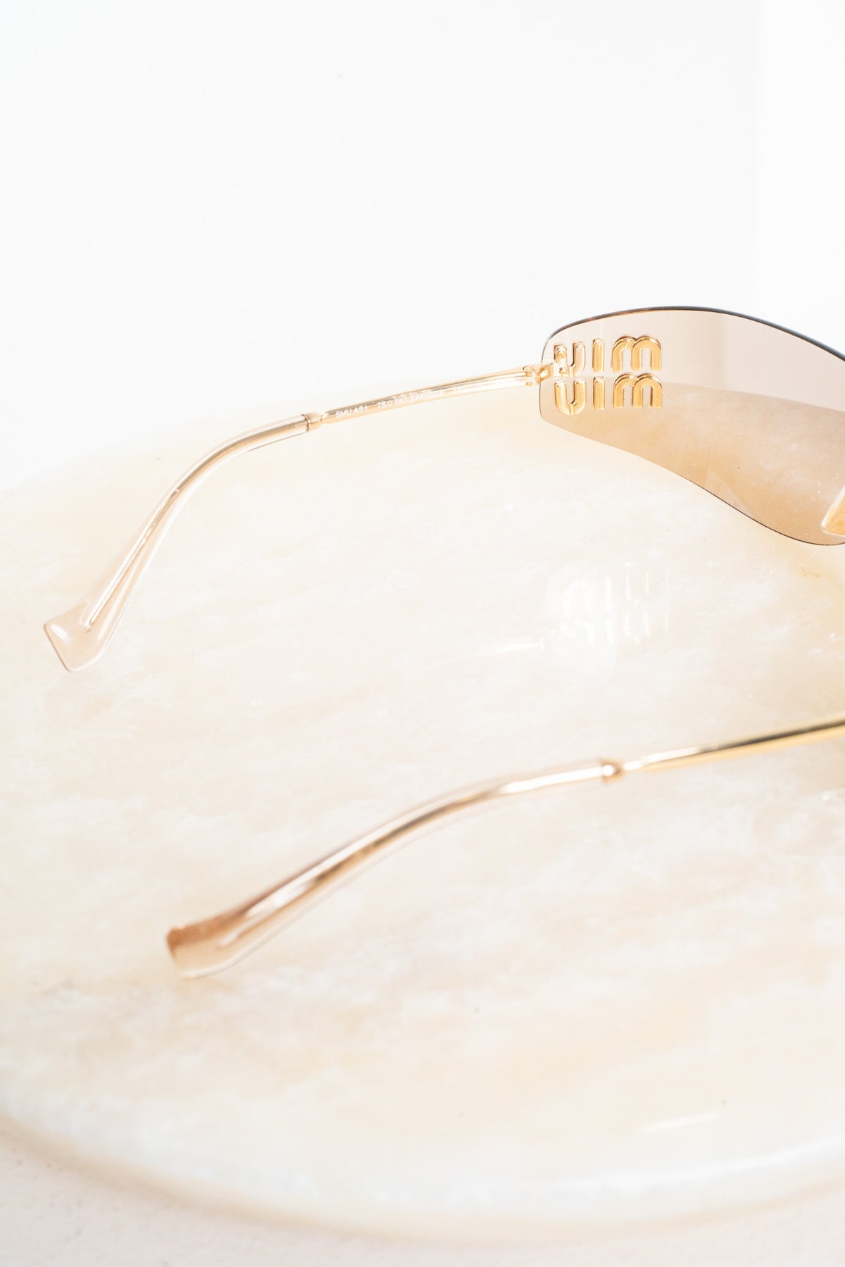 Gold MU A51 Sunglasses