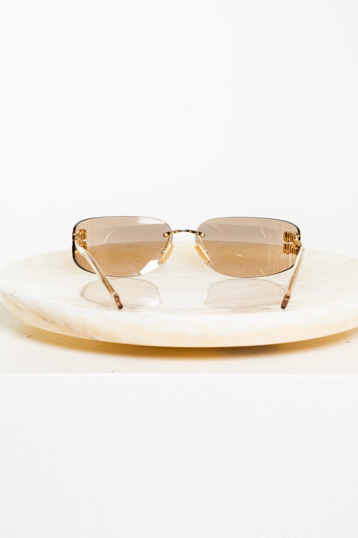 Gold MU A51 Sunglasses