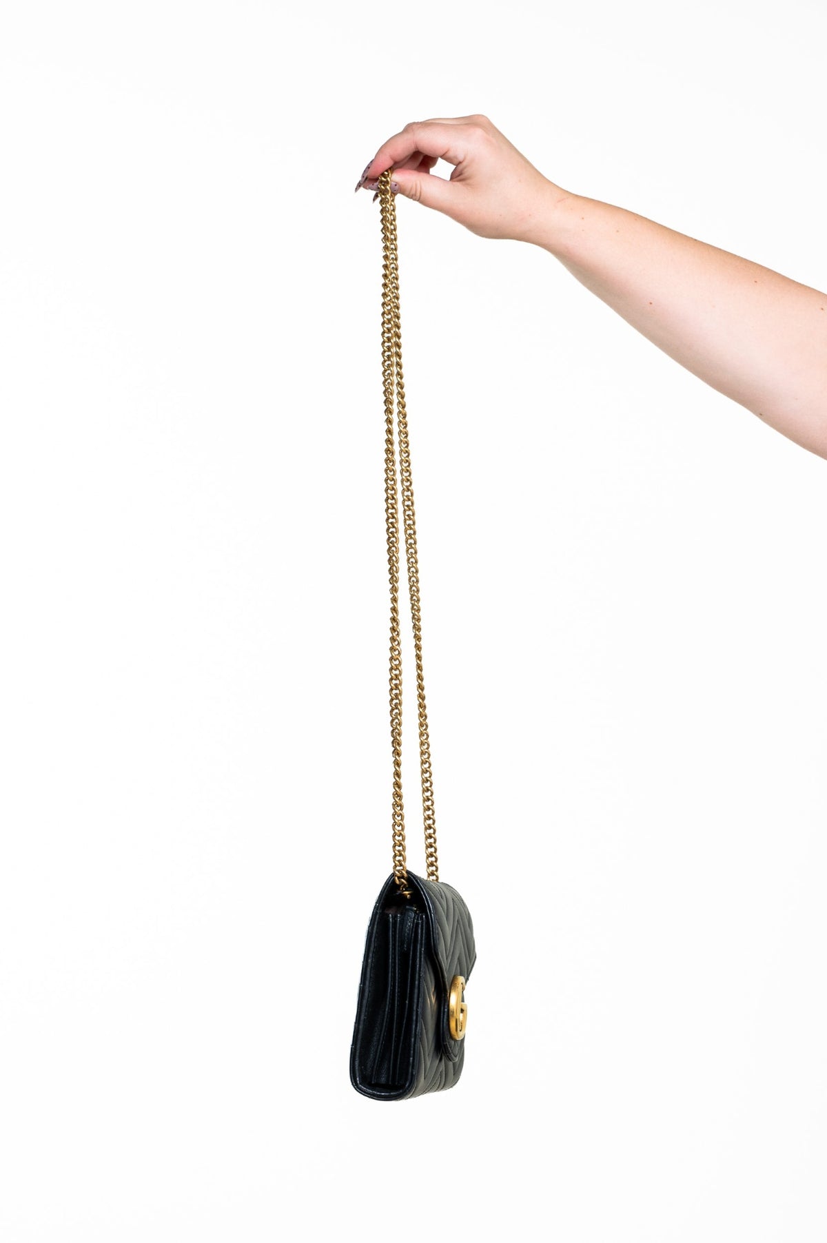 Black Marmont Wallet On Chain