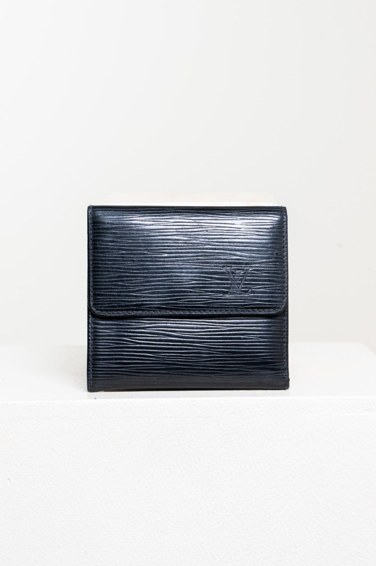 Black Epi Leather Trifold Wallet