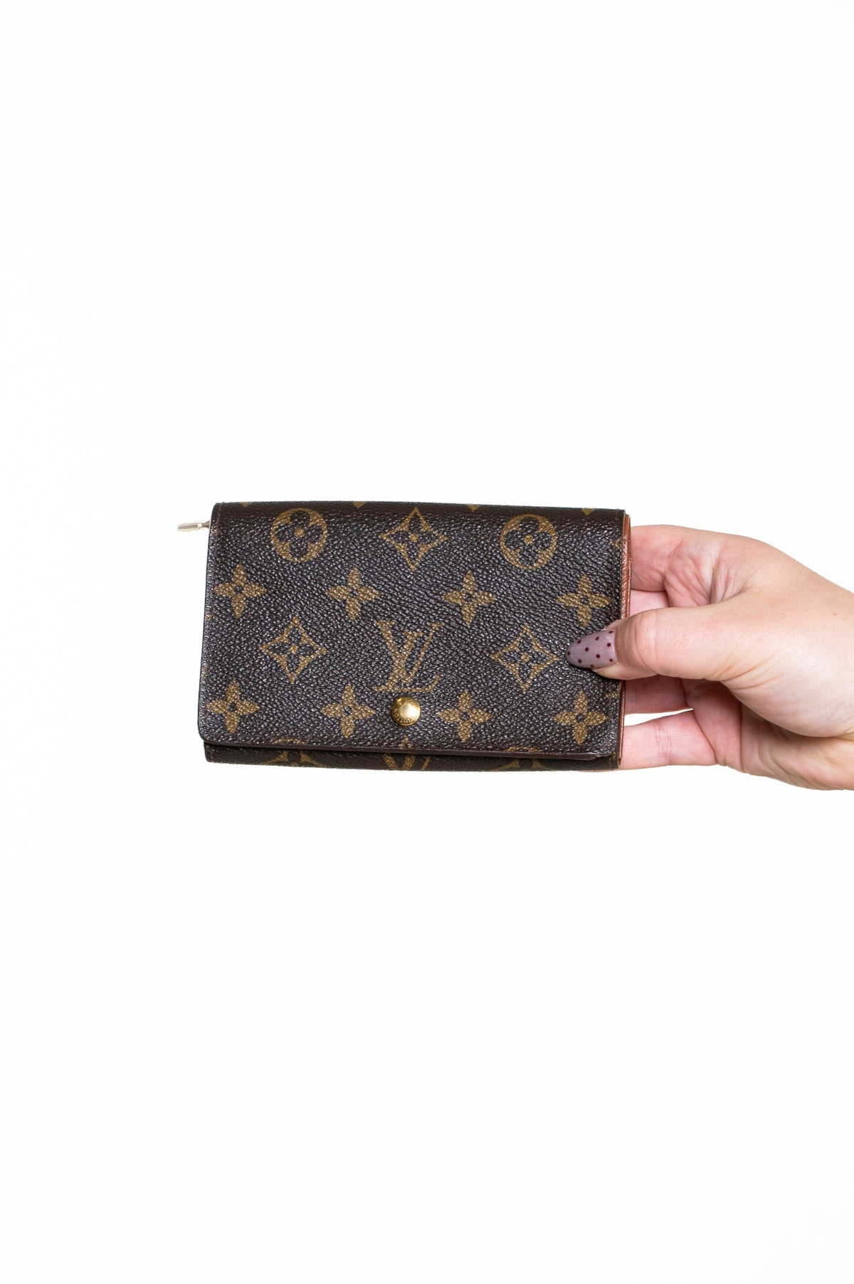 Brown Monogram Porte-Monnaie Tresor Wallet
