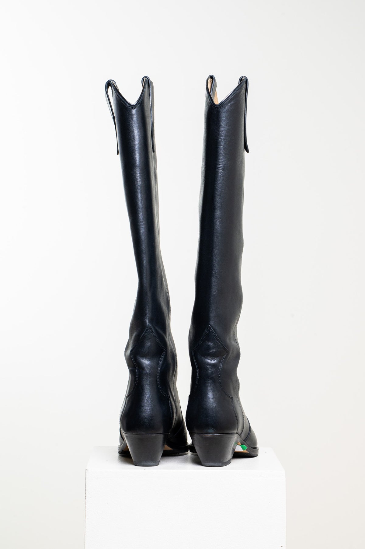 Black Denvee Leather Boot