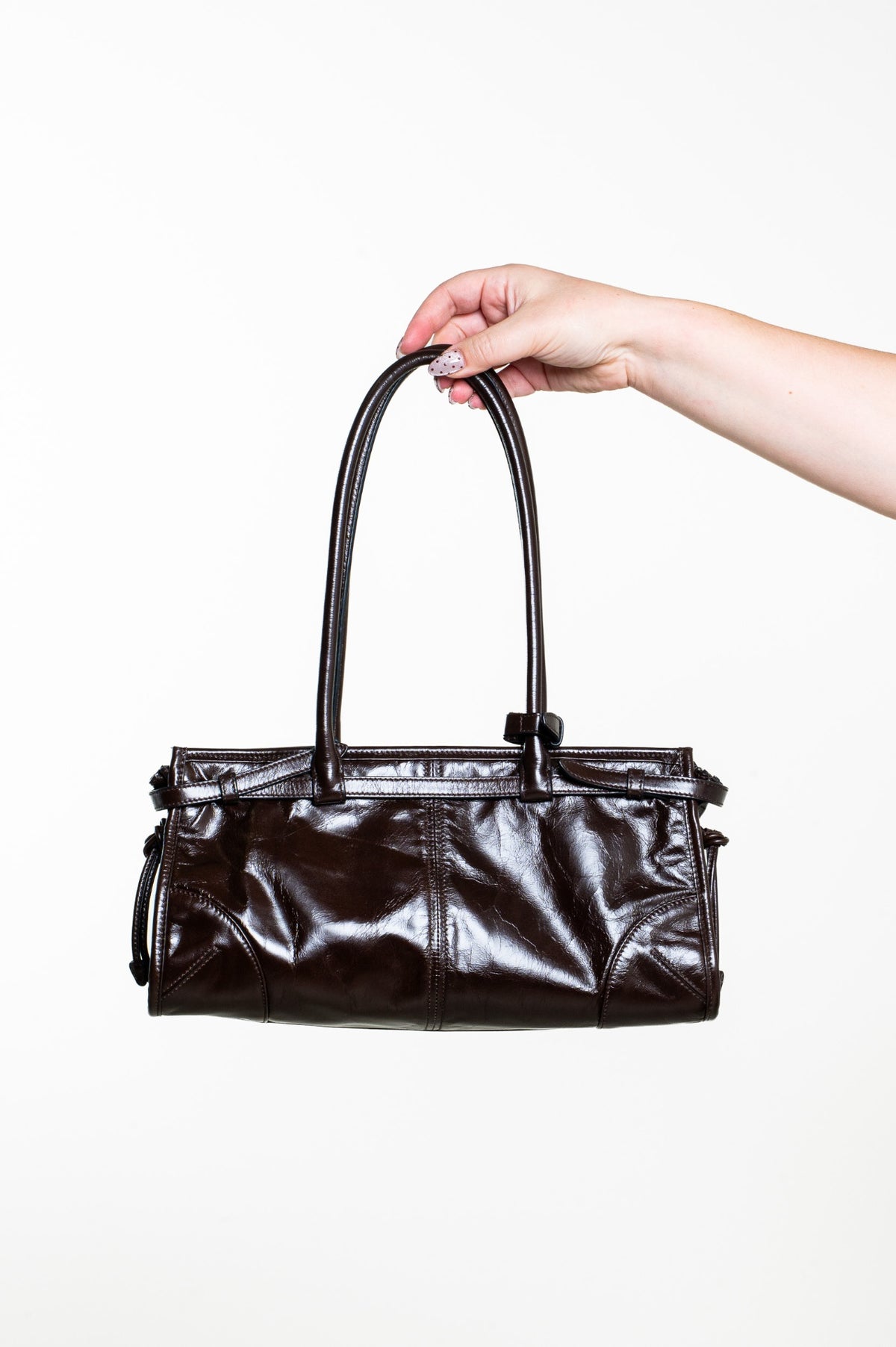 Brown Bonnie Medium Leather Handbag
