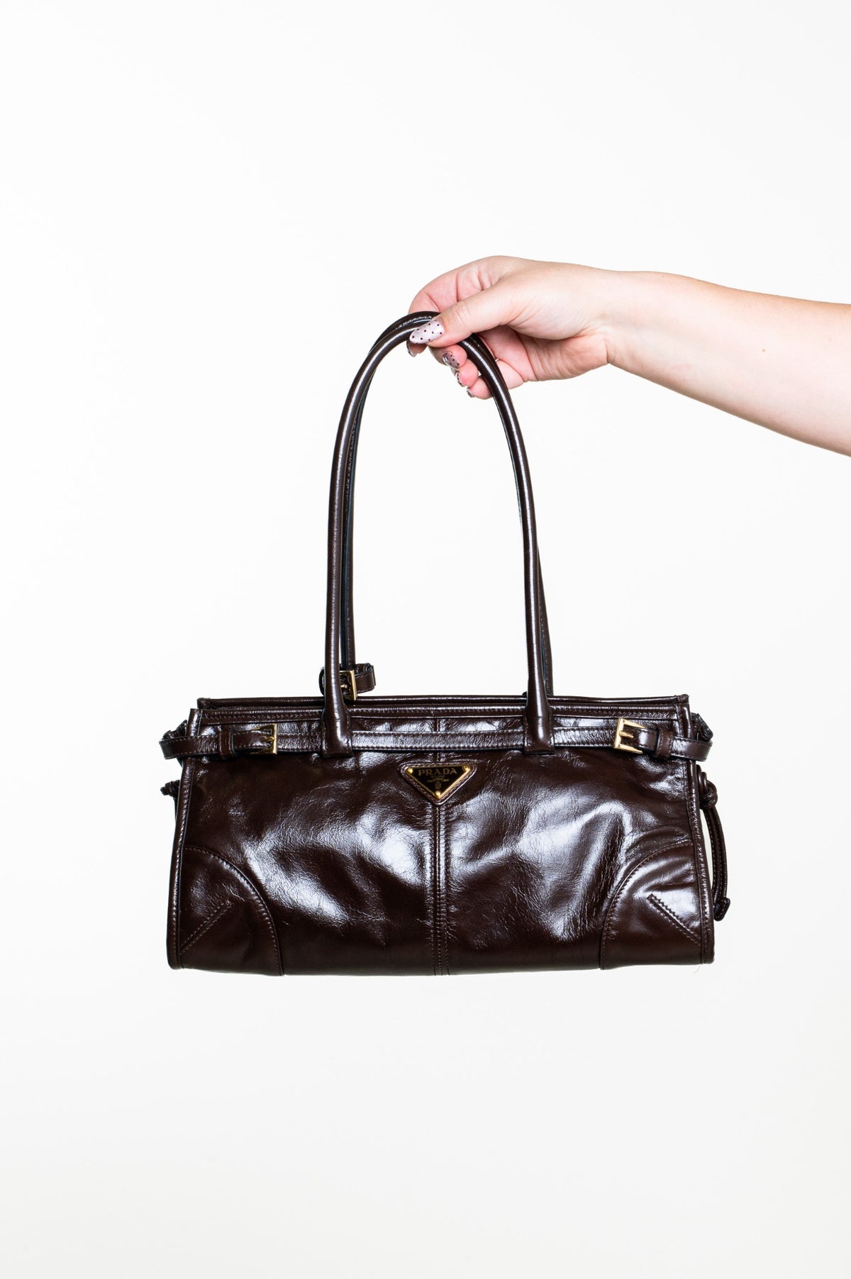 Brown Bonnie Medium Leather Handbag