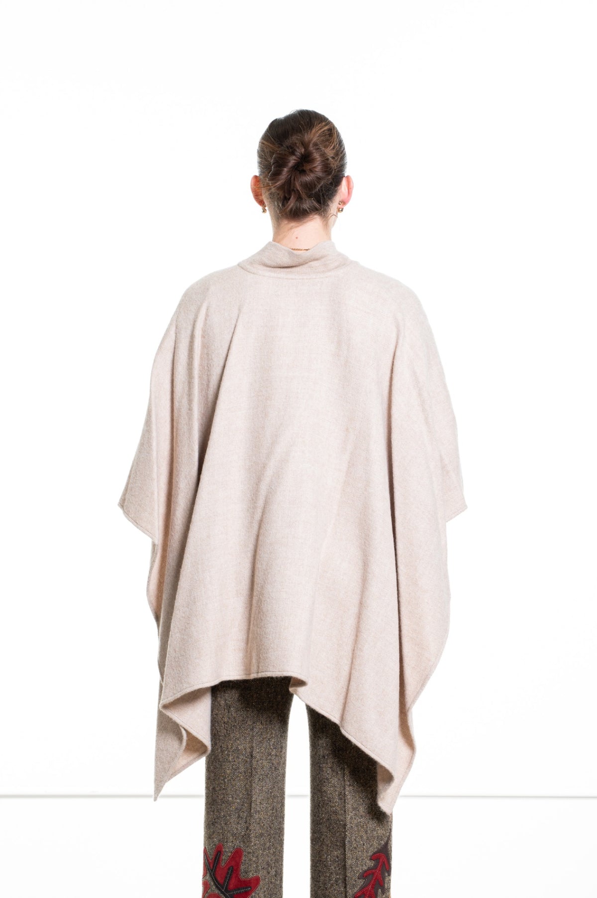 Beige Alpaca Cape