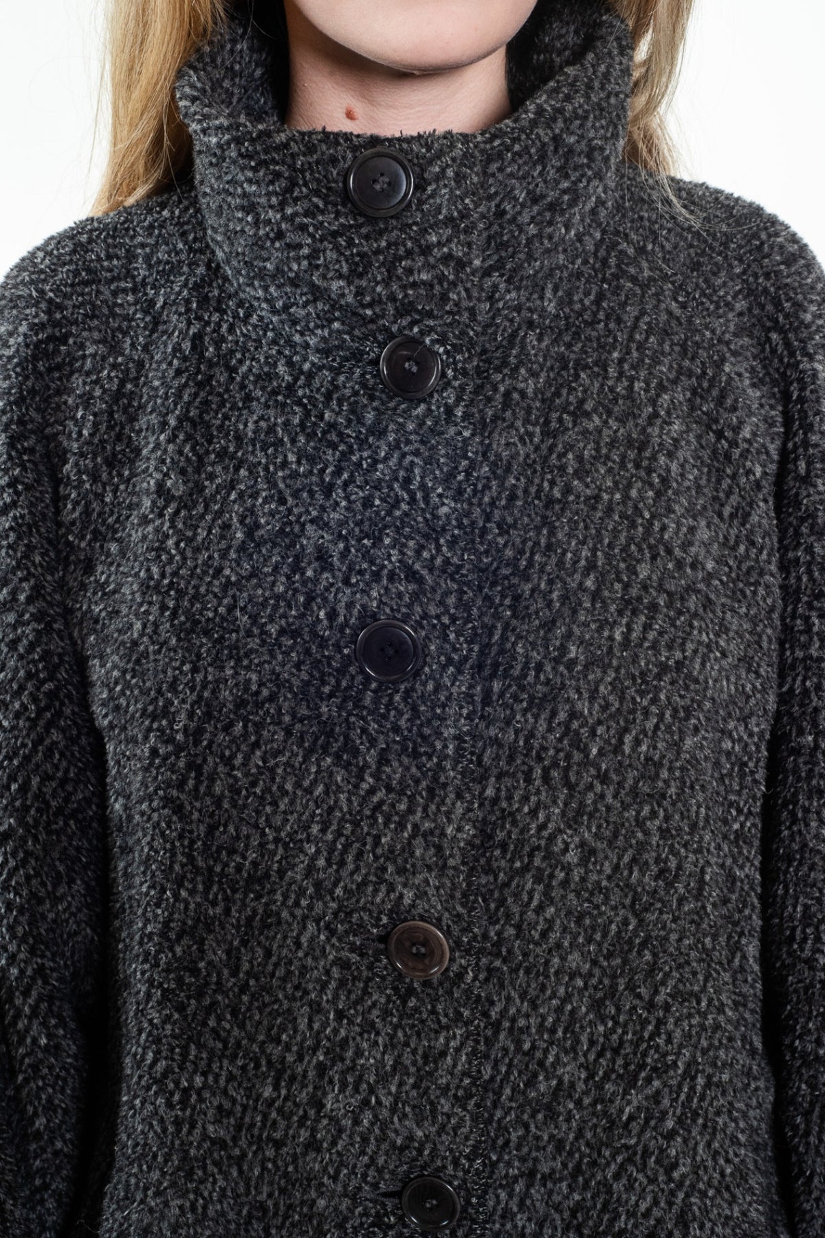 Gray Vintage Swing Coat