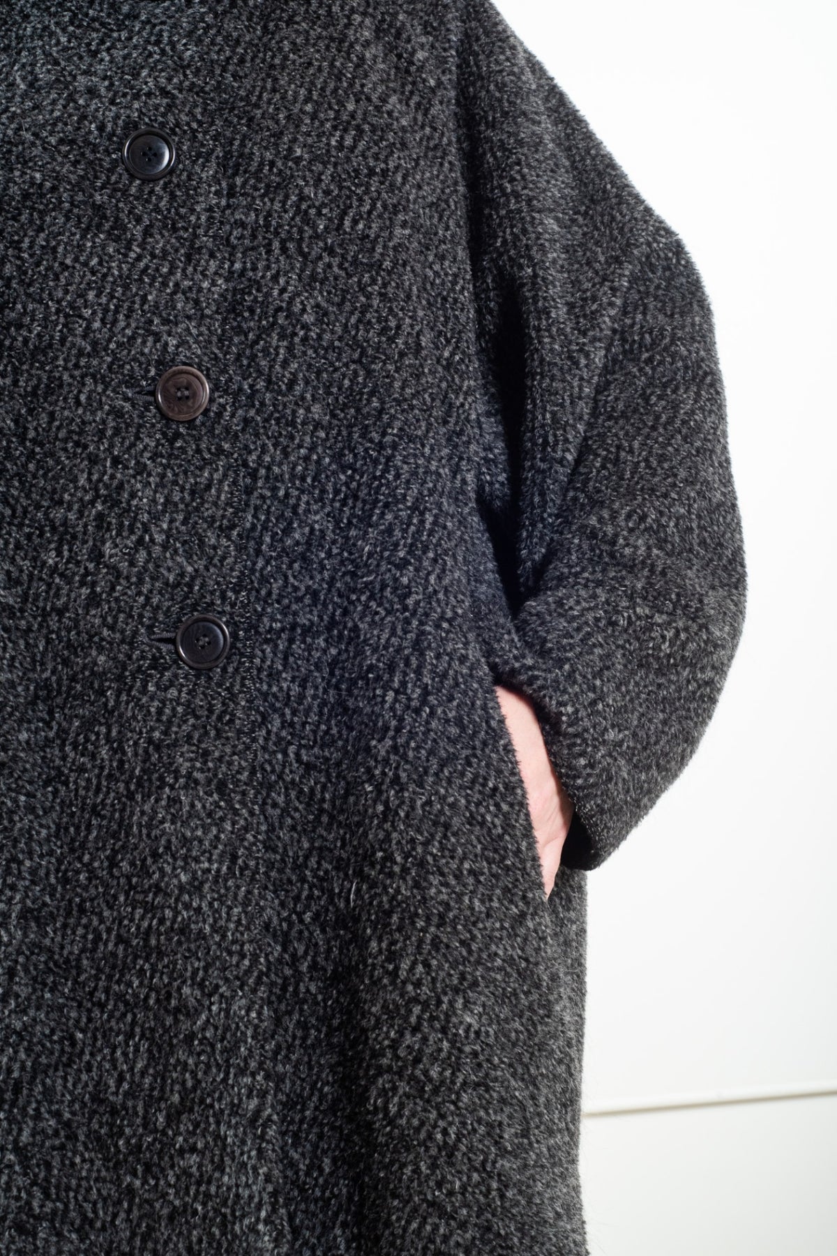 Gray Vintage Swing Coat