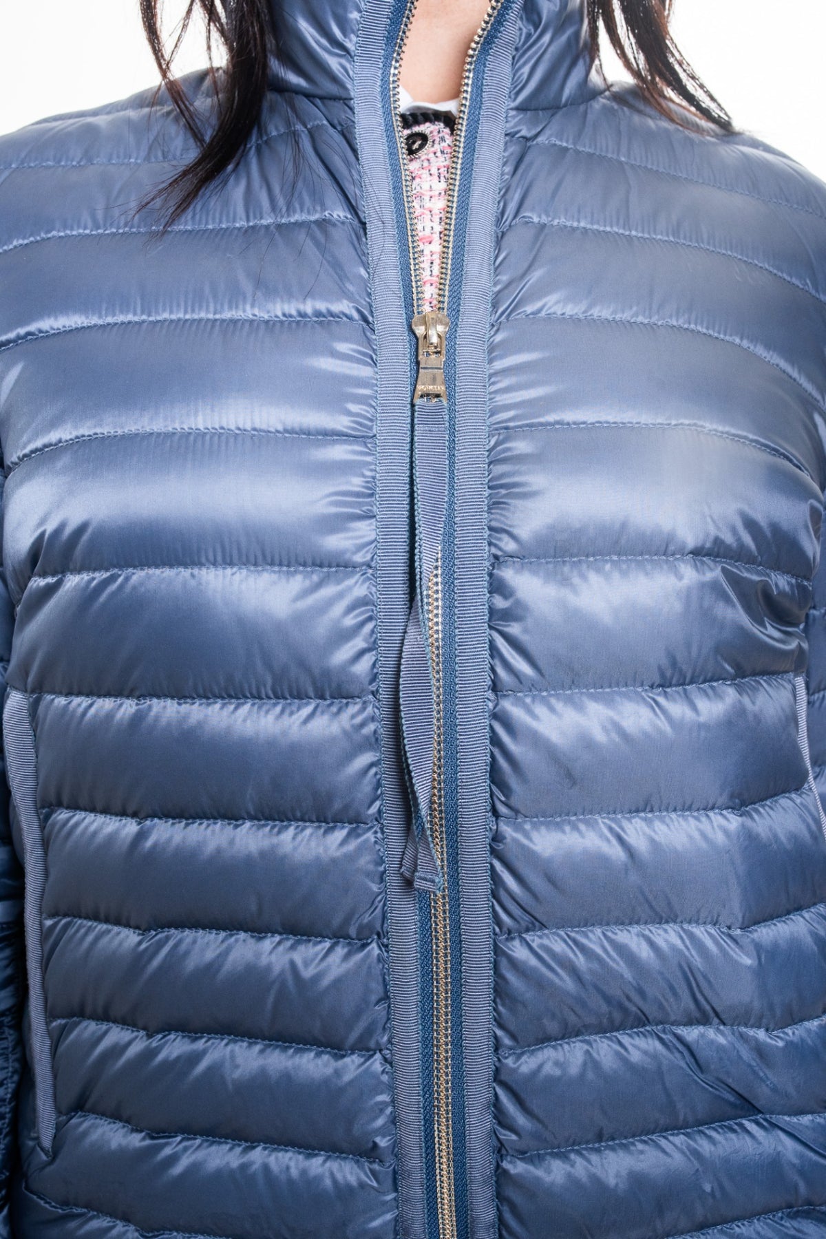 Blue Lightweight Puffer Jacket