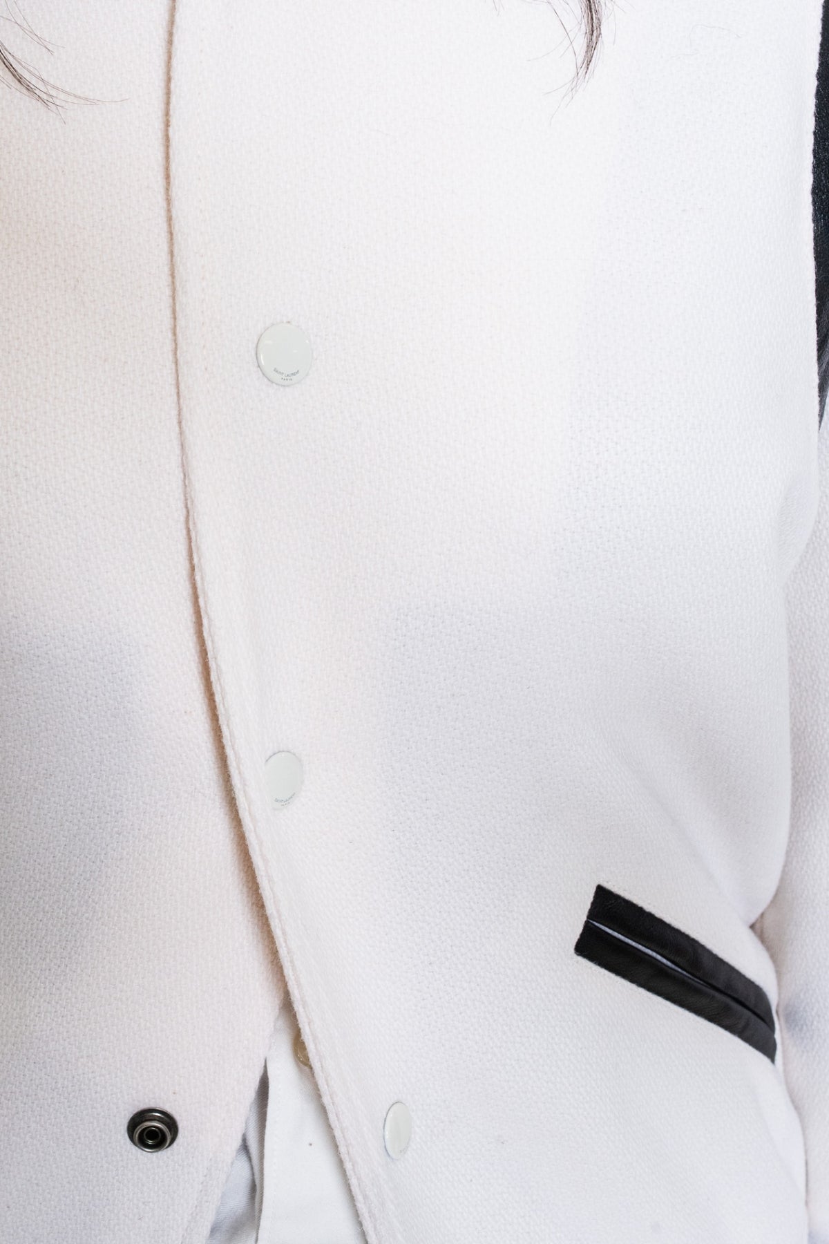 White 2022 Teddy Varsity Jacket