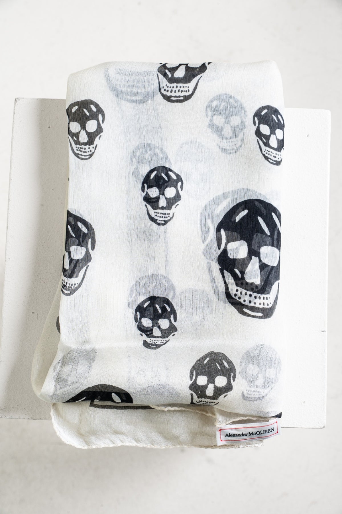 Ivory Skull Scarf
