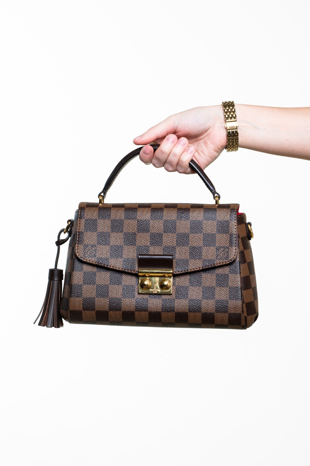 Damier Ebene Croisette Bag