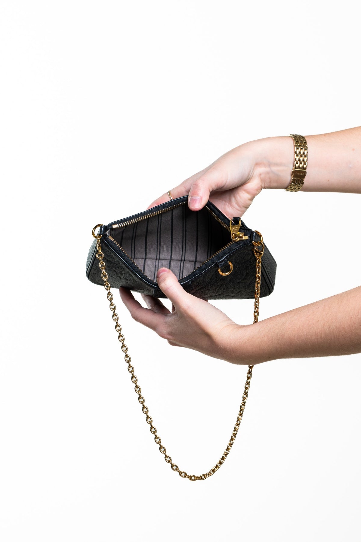 Black Monogram Empriente Easy Pouch On Strap