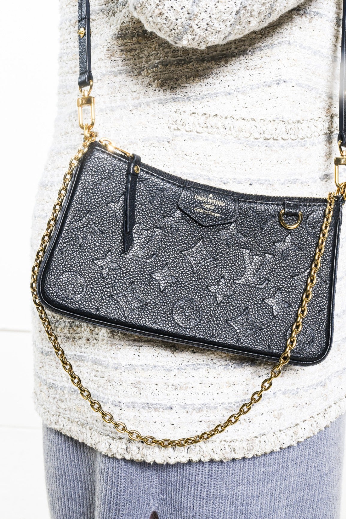 Black Monogram Empriente Easy Pouch On Strap
