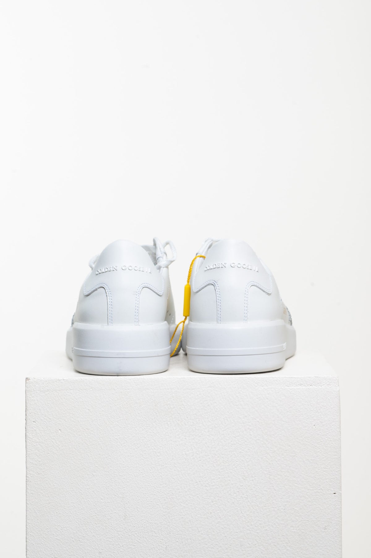 White Pure-Star Leather Sneaker