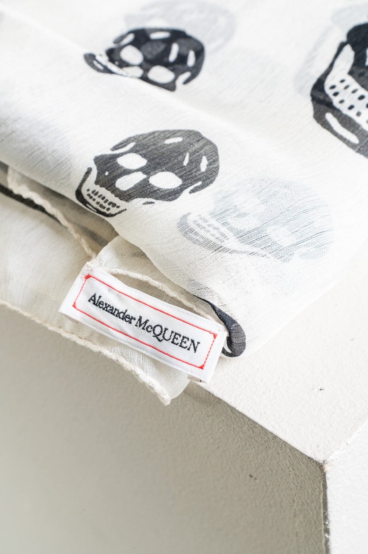 Ivory Skull Scarf