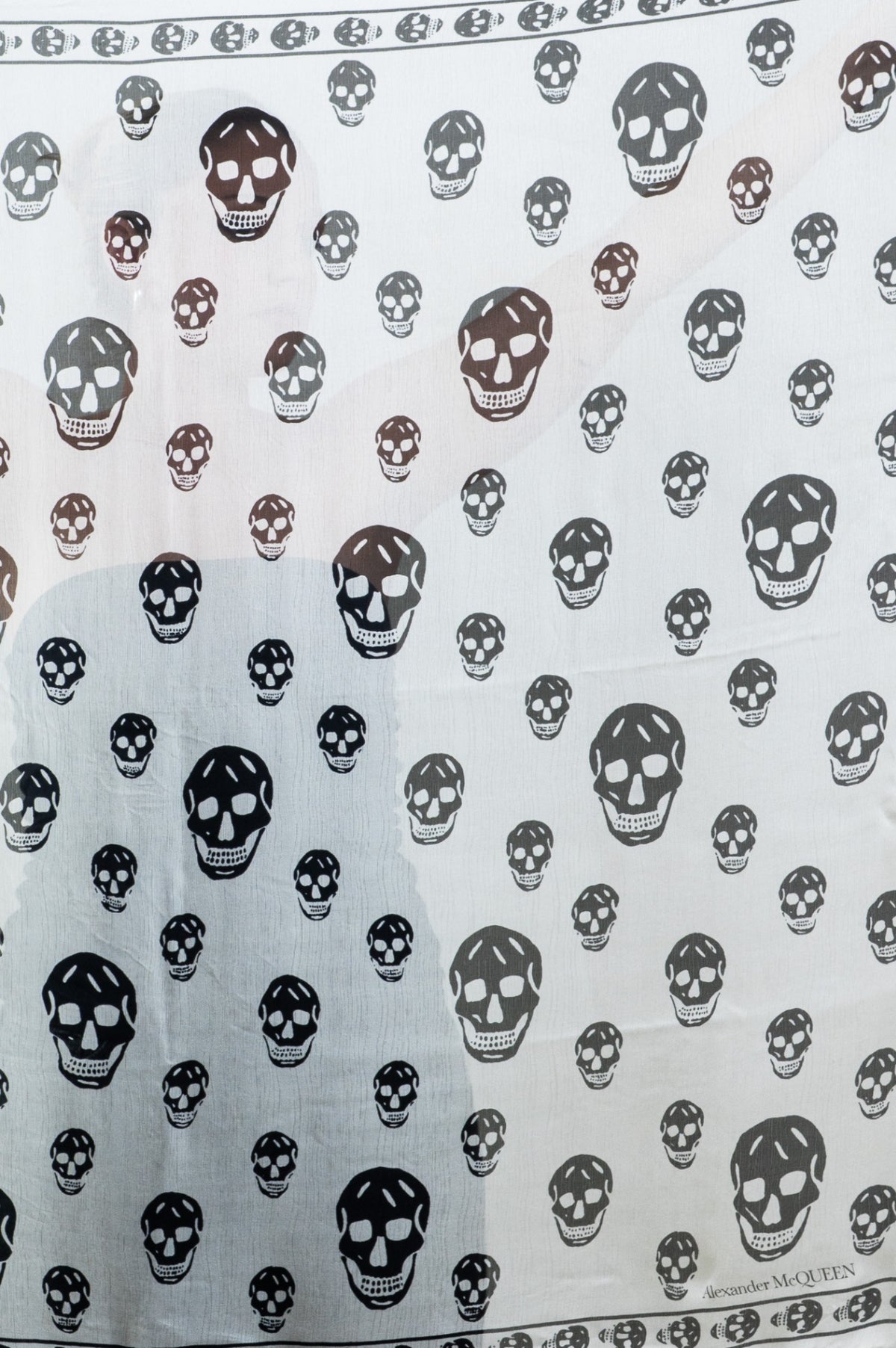 Ivory Skull Scarf