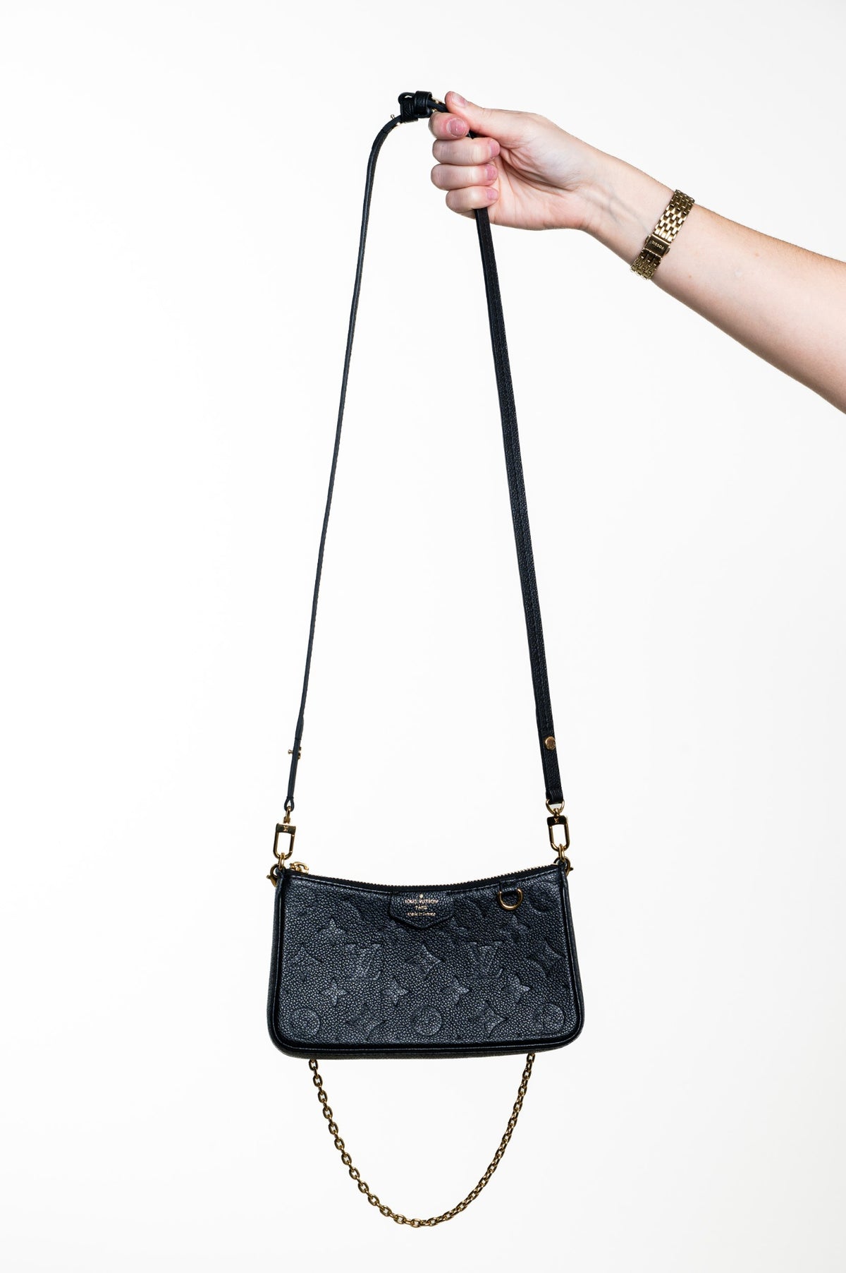 Black Monogram Empriente Easy Pouch On Strap