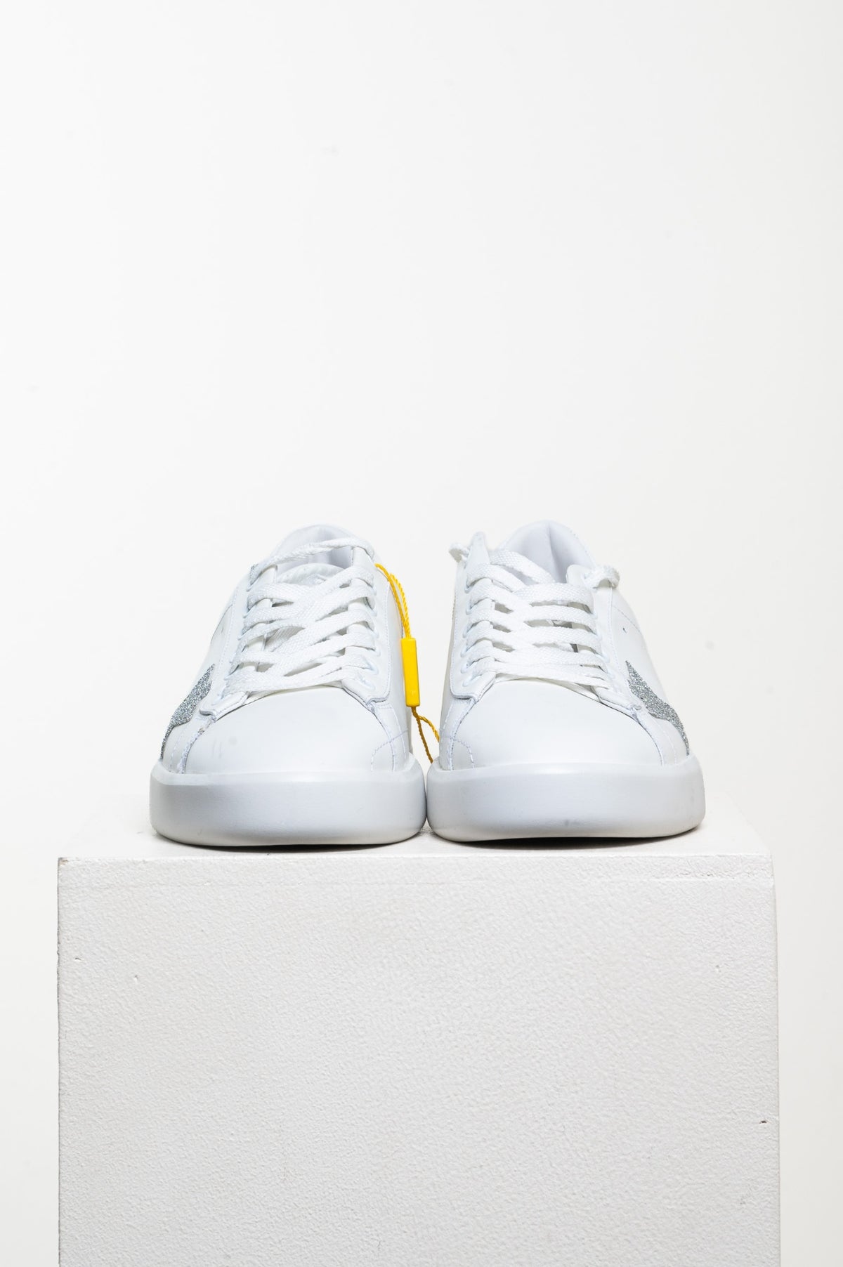 White Pure-Star Leather Sneaker