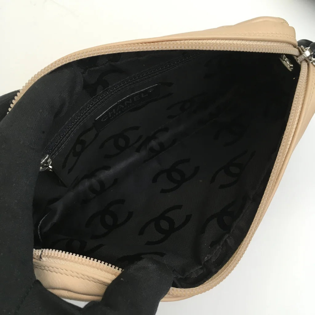 Cambon Beige/Black Shoulder Bag