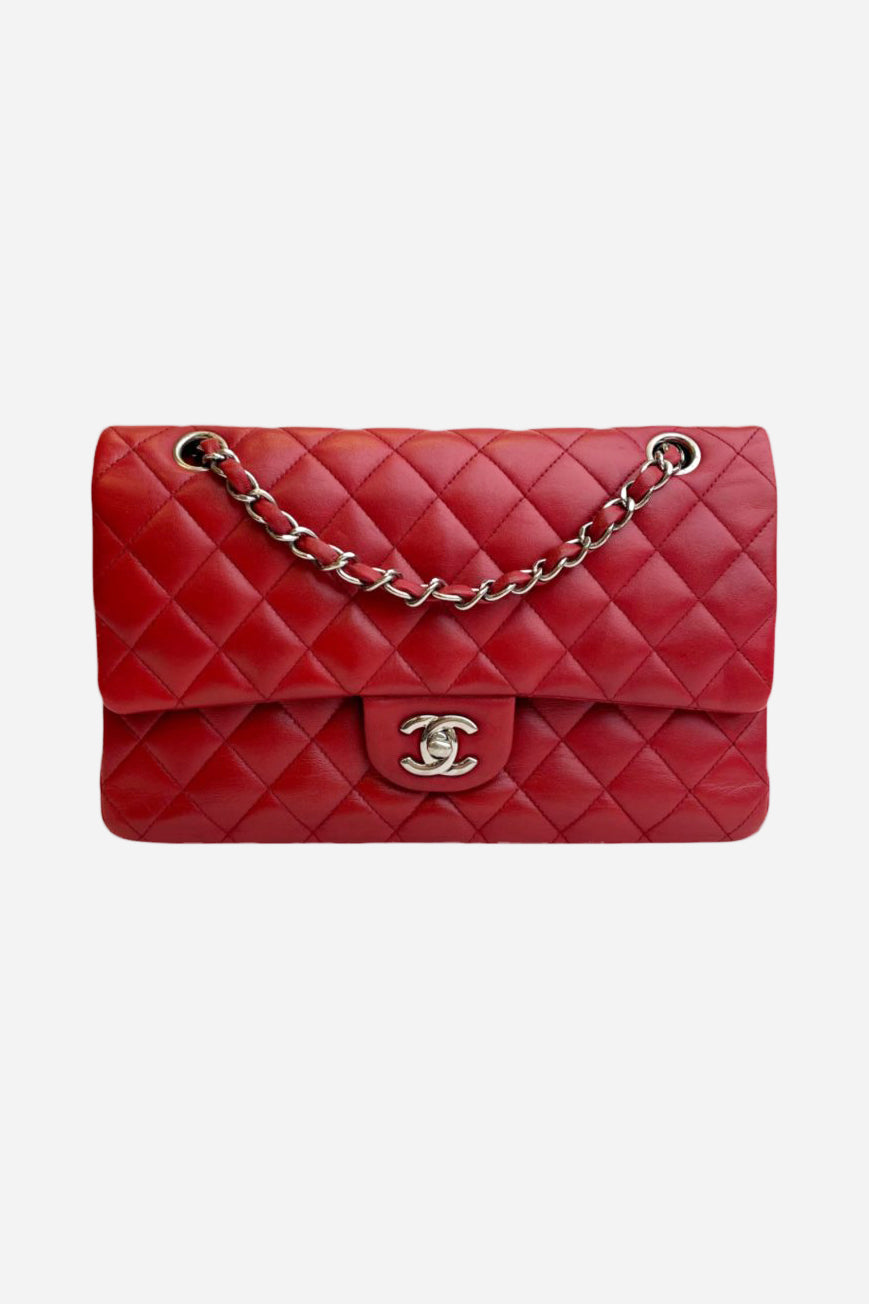 Chanel Red Caviar Leather Quilted Small CC Filigree Vanity Case Crossbody  Bag at 1stDibs