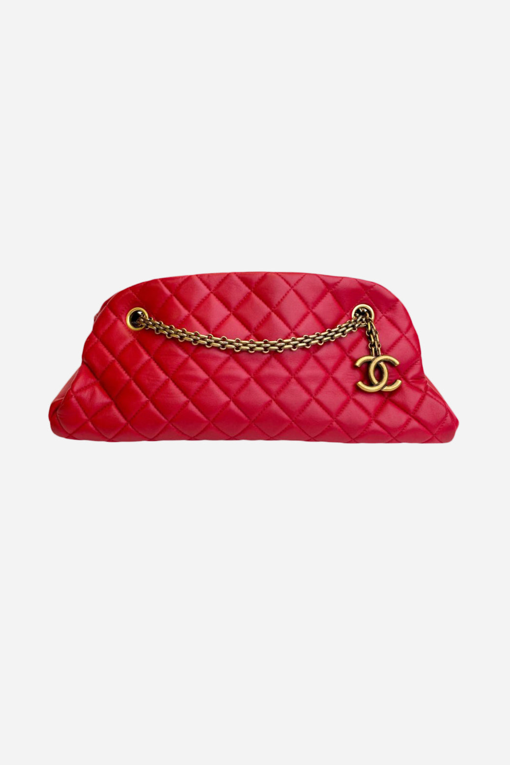 Red Quilted Mademoiselle bag