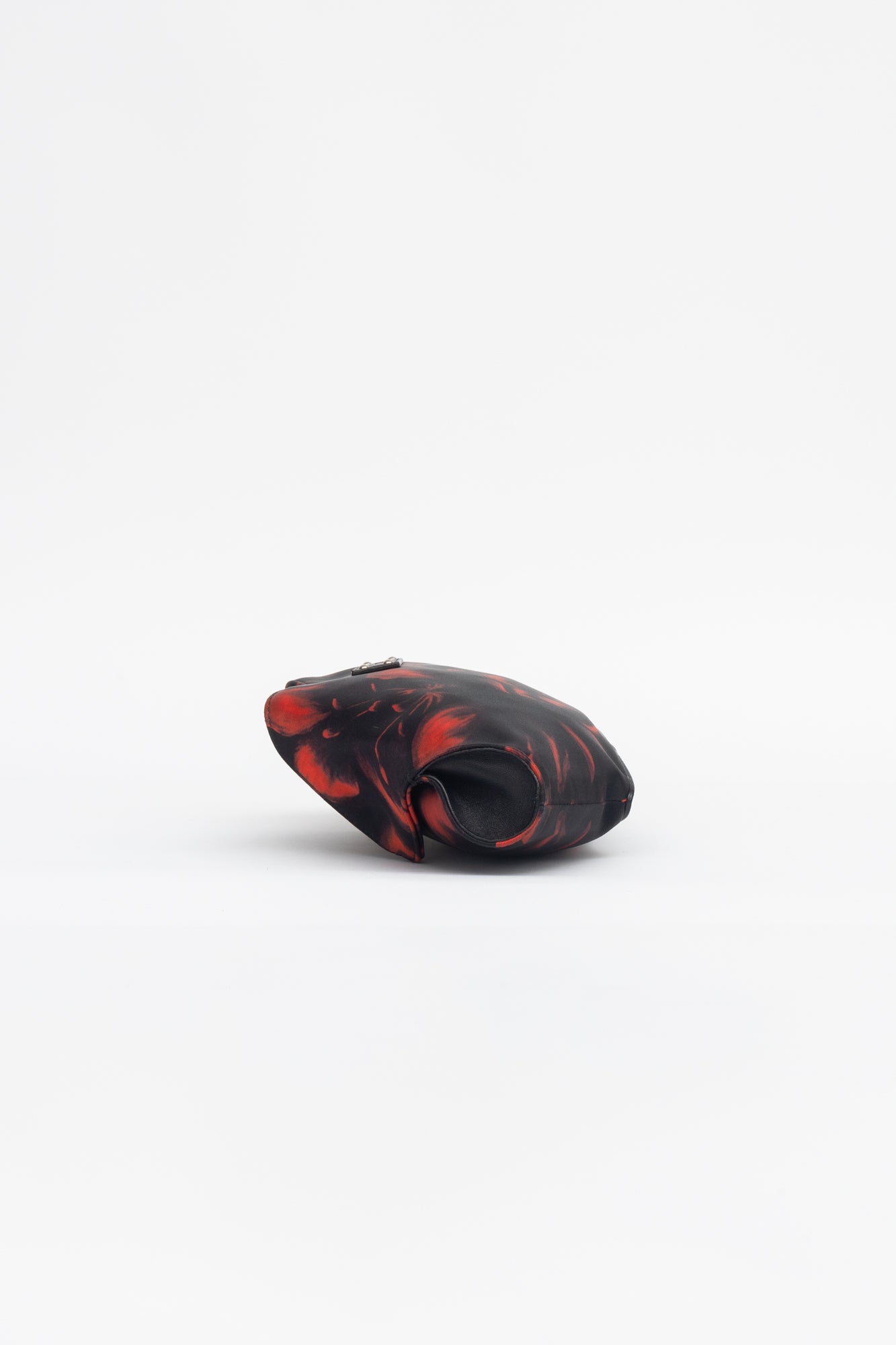 Silk Red Night Tulip Folded Clutch Silk