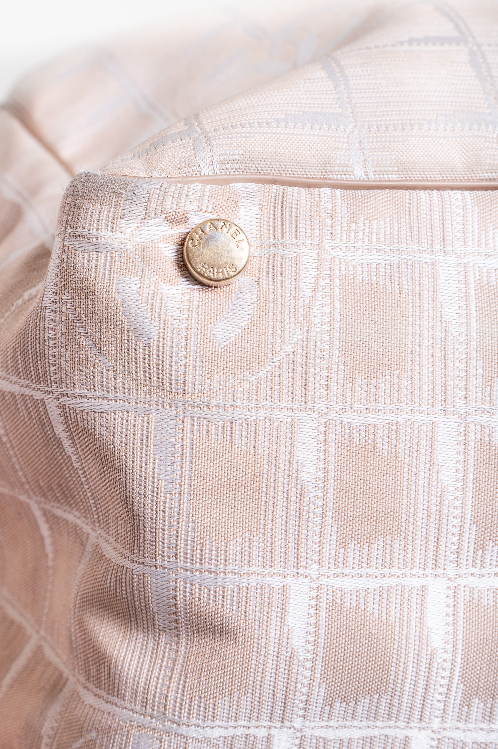Cream CC Travel Line Tote