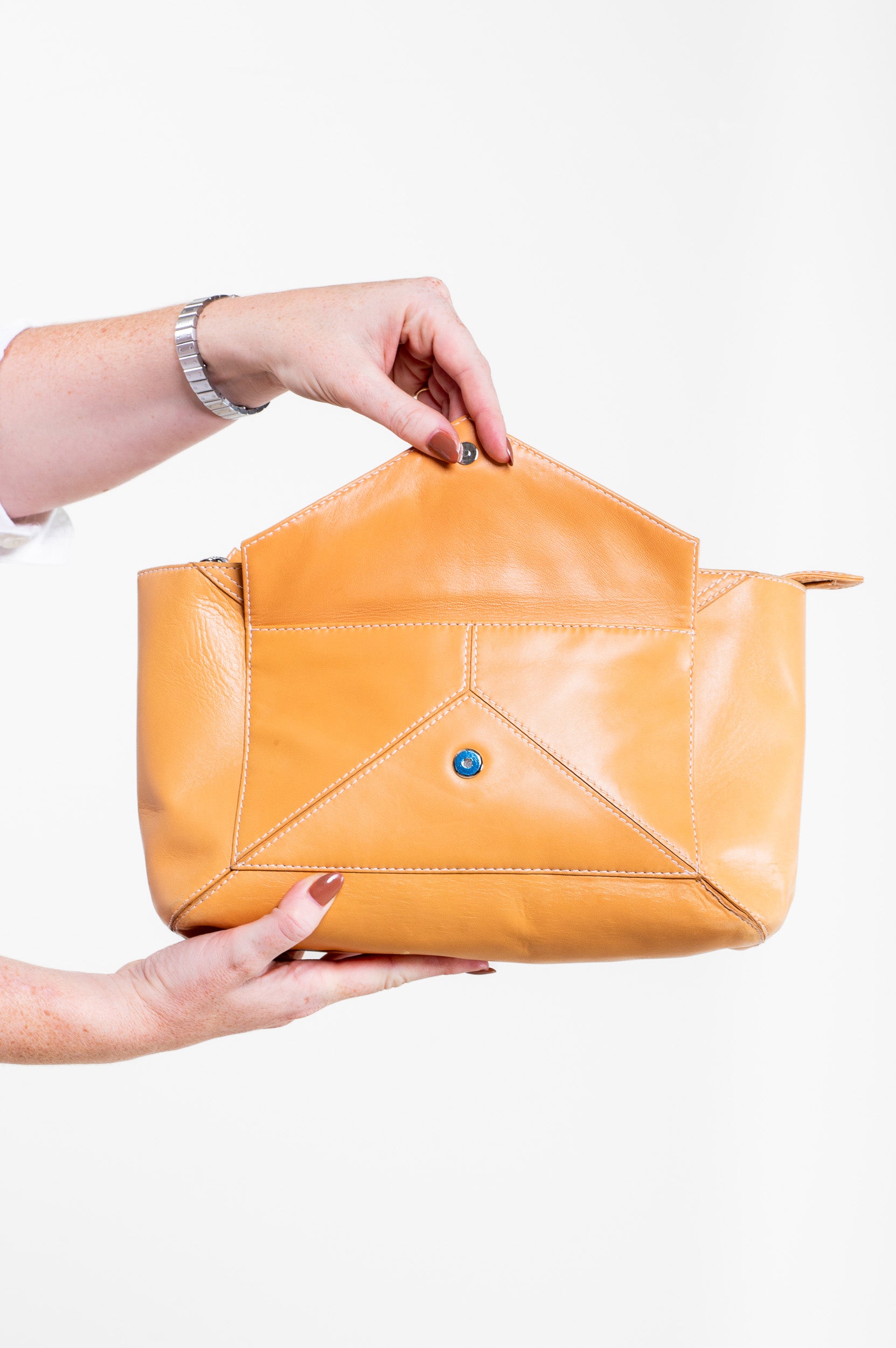 Anagram Leather Handbag