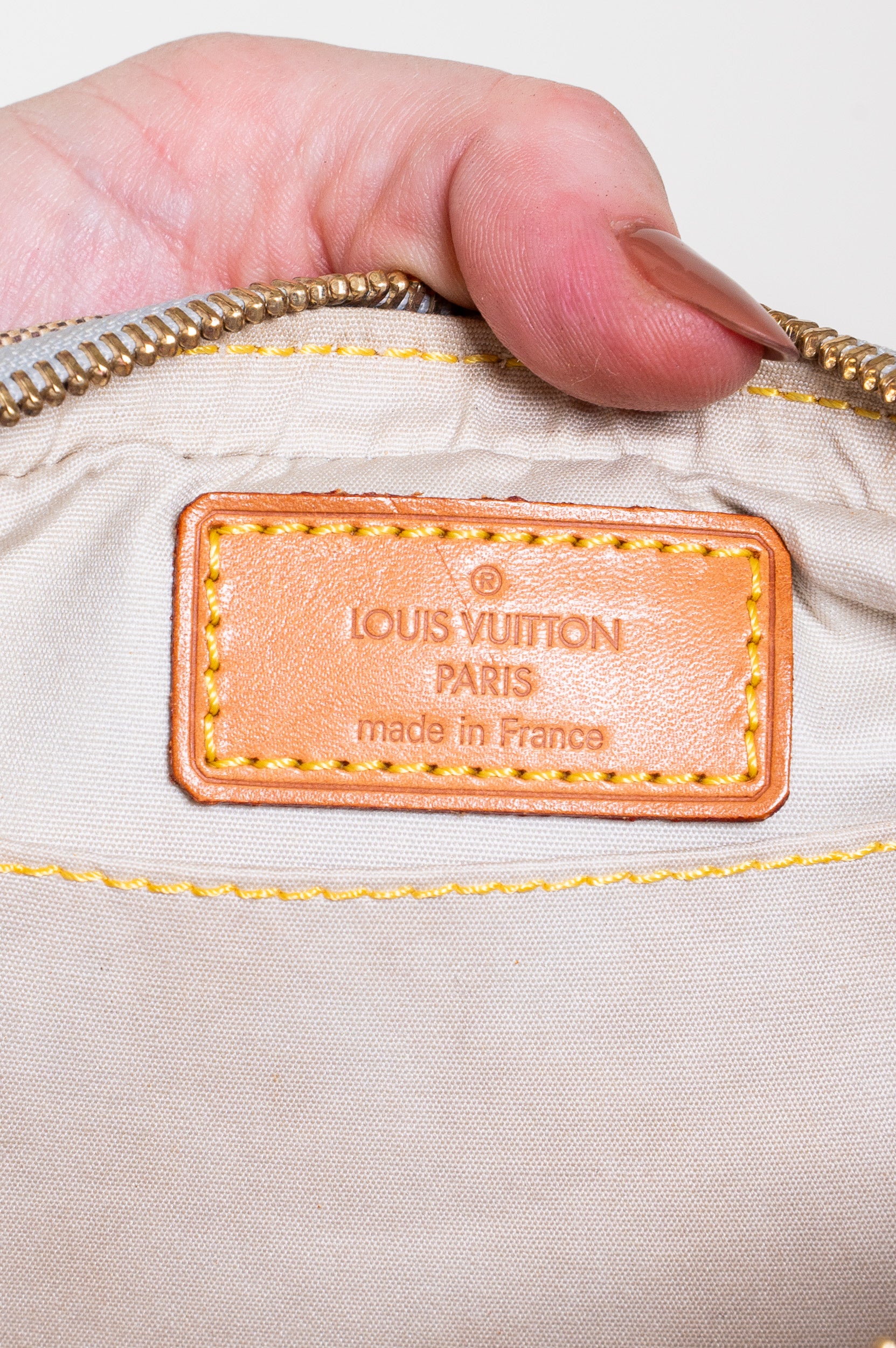 Interior view of Louis Vuitton Juliet Crossbody MM