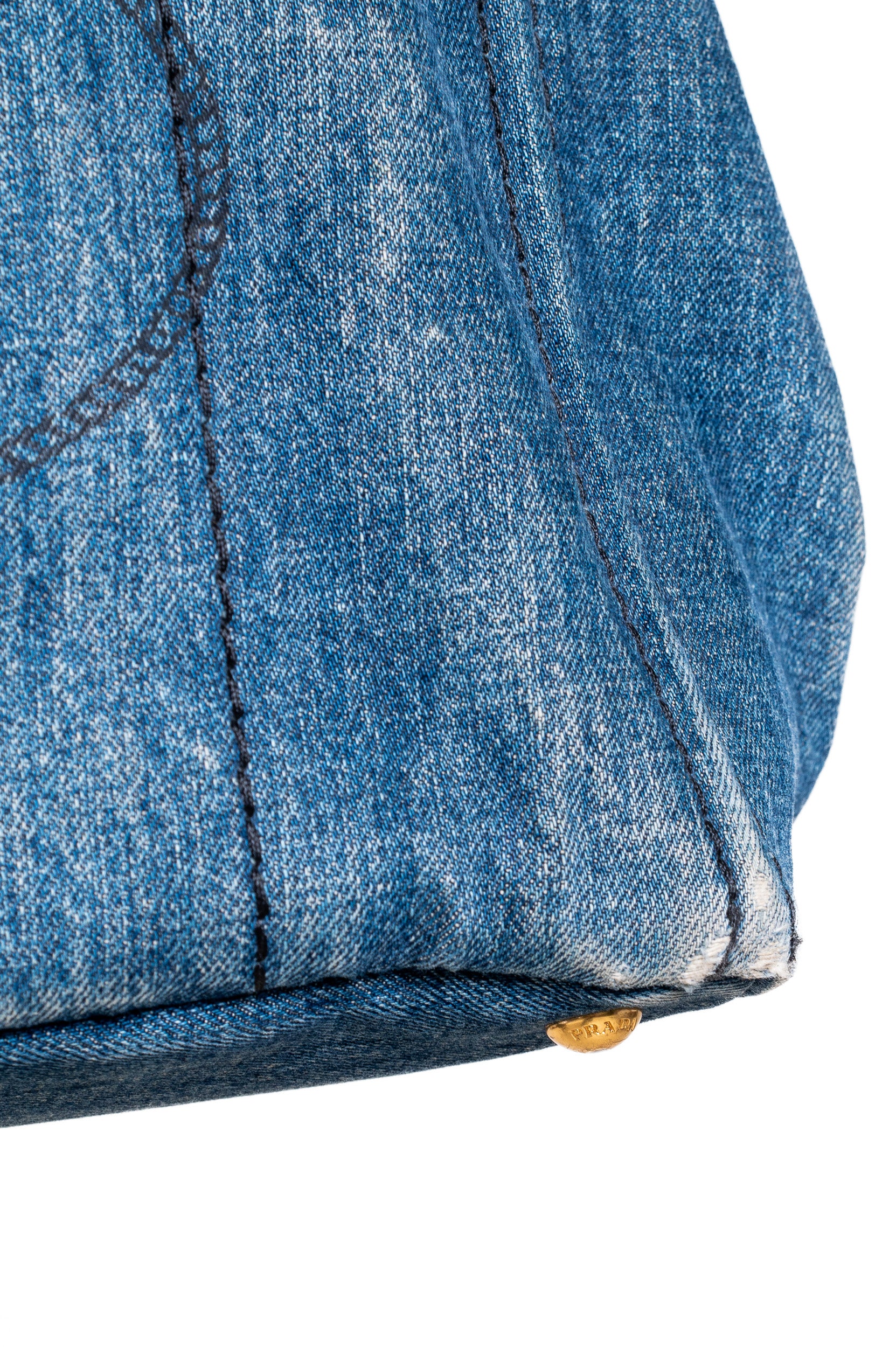 Canapa Avio Denim Logo Tote