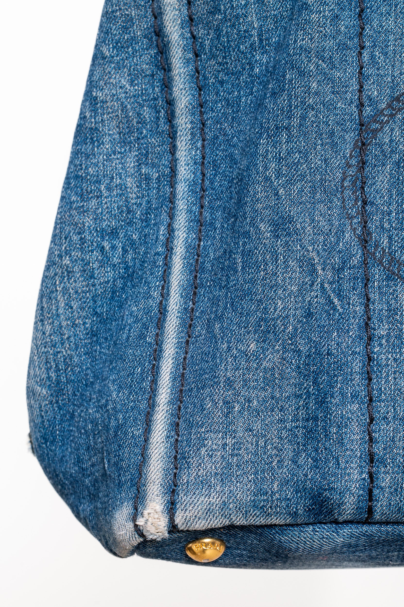 Canapa Avio Denim Logo Tote