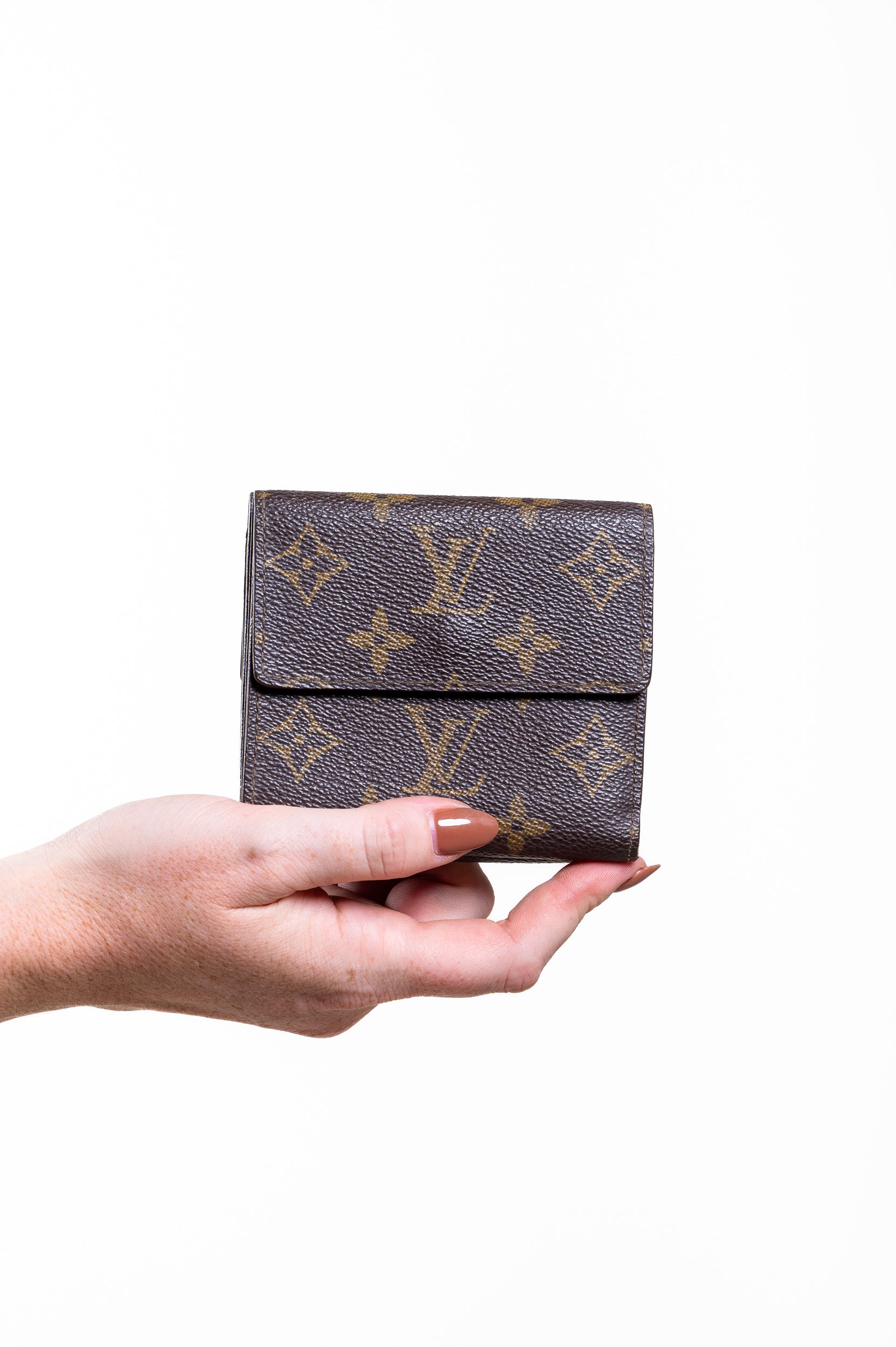Addtional front view of Louis Vuitton Vintage Monogram Portefeuille Elise Wallet