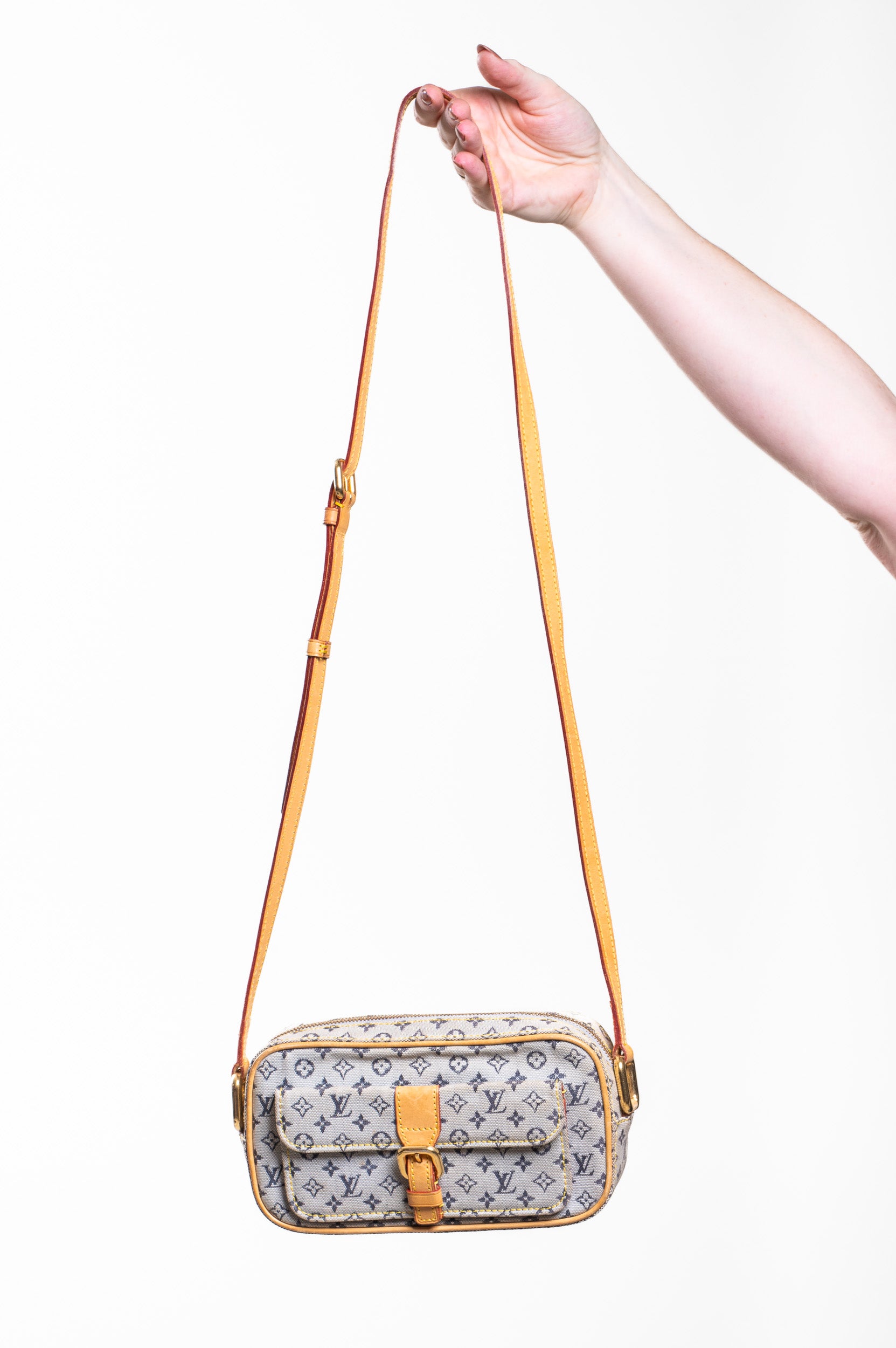Vintage Blue Monogram Mini Juliet MM Shoulder