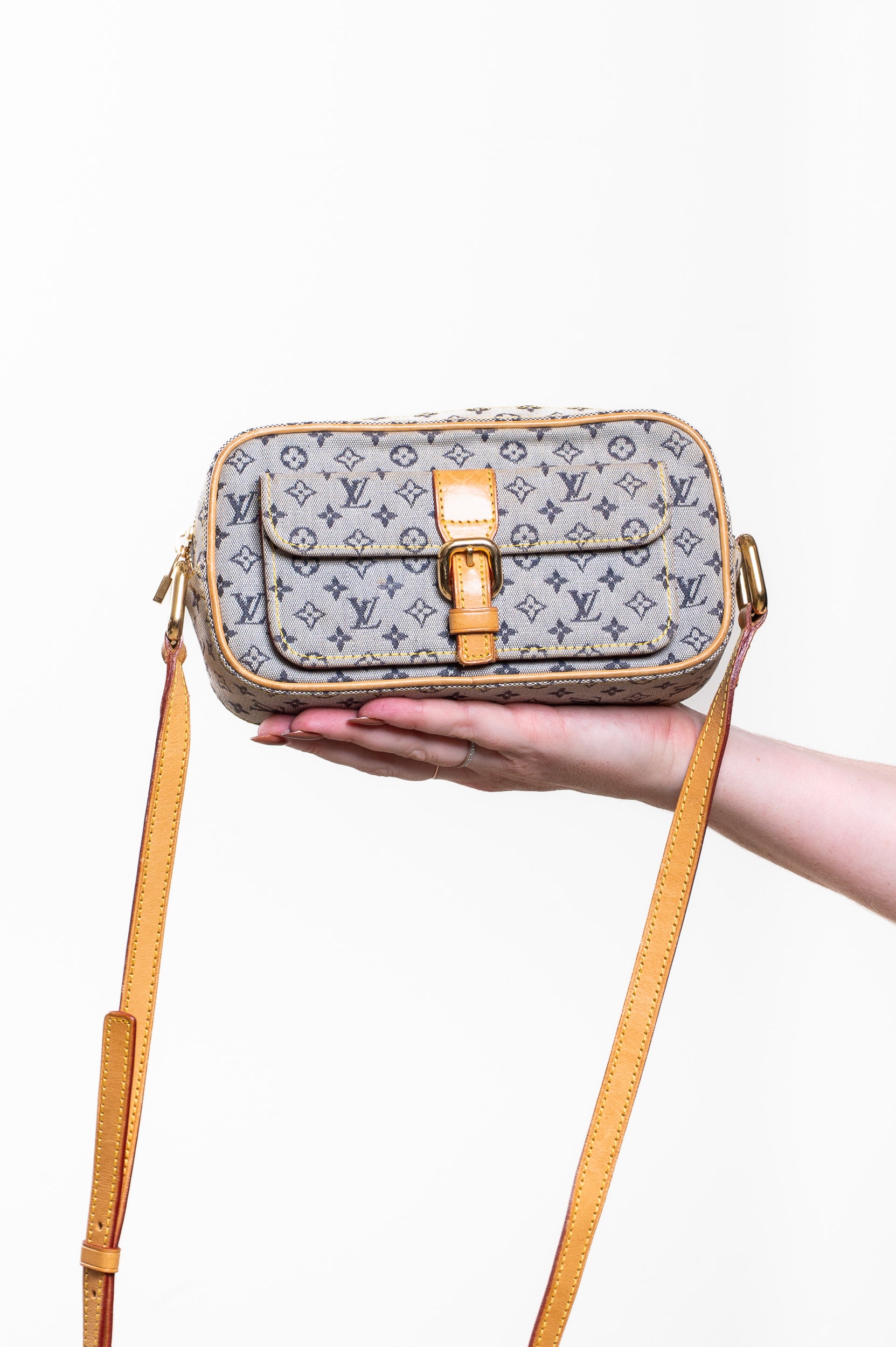 Vintage Blue Monogram Mini Juliet MM Shoulder