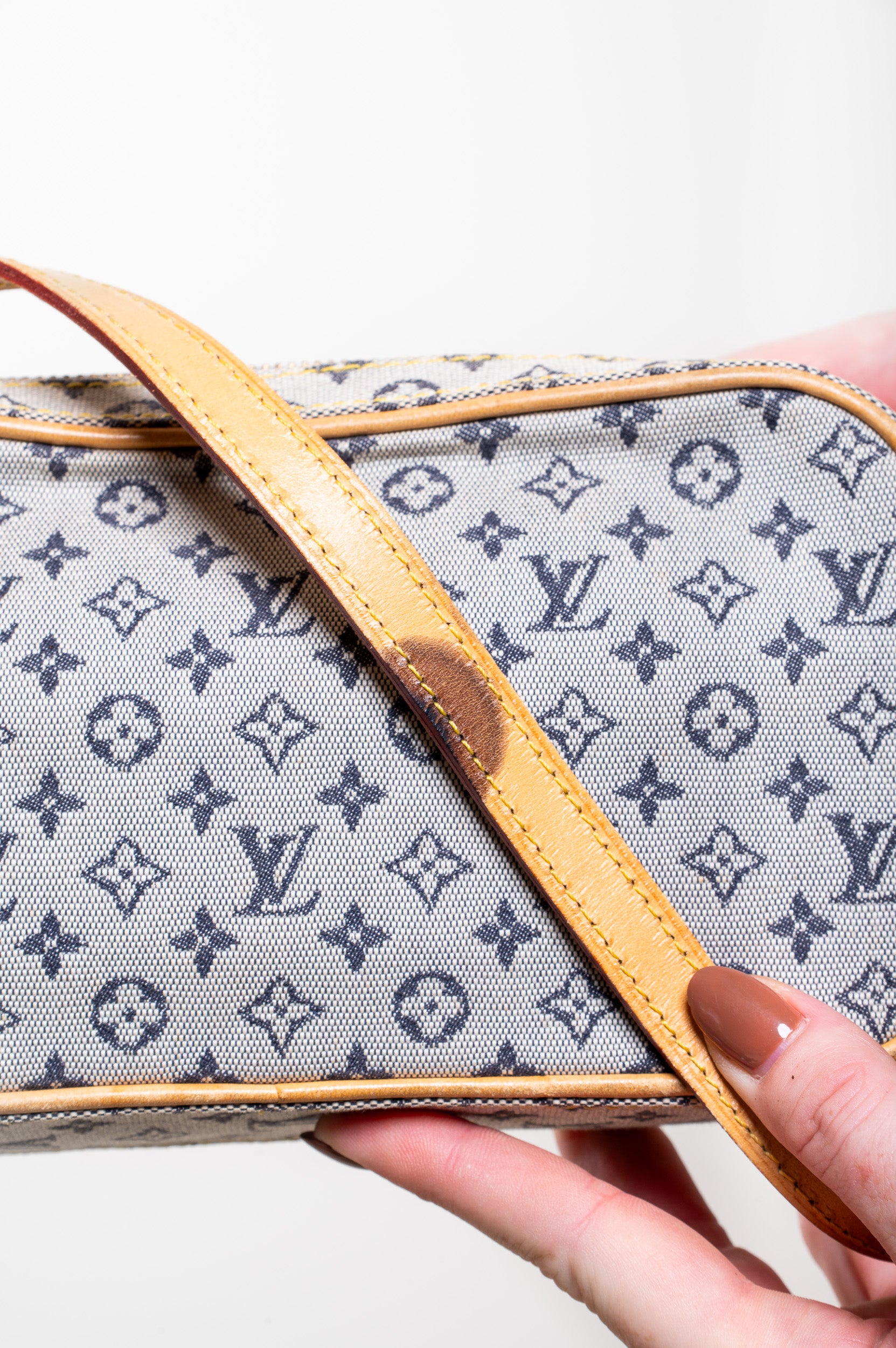 Vintage Blue Monogram Mini Juliet MM Shoulder