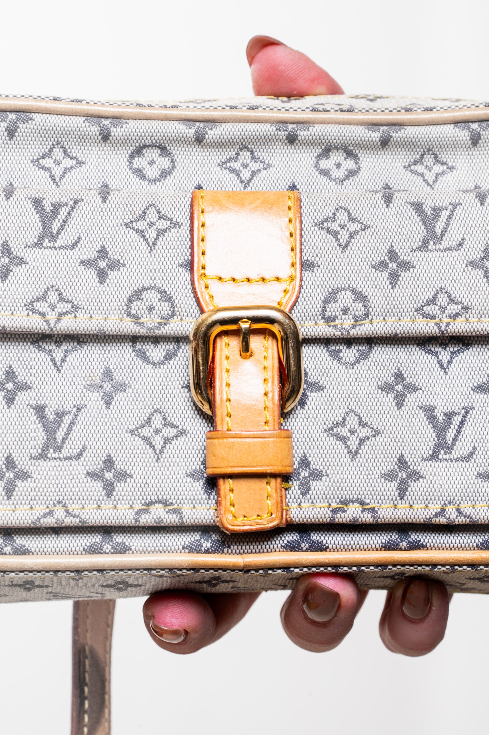 Vintage Blue Monogram Mini Juliet MM Shoulder