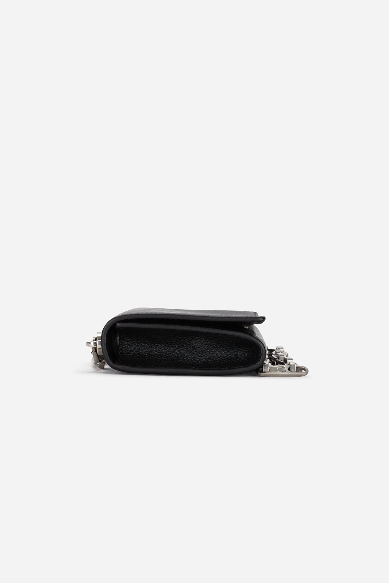 Black Iconic BB Chain Wallet Clutch