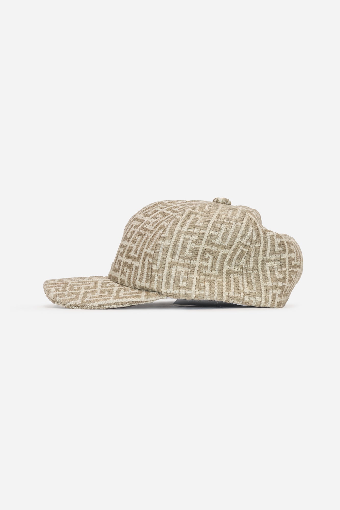 Beige Monogram Ball Cap