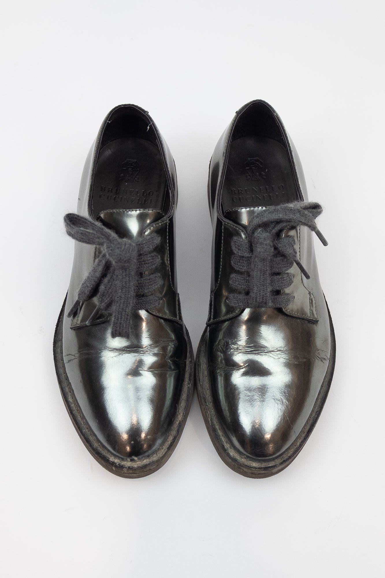 Green Metallic Patent Loafer