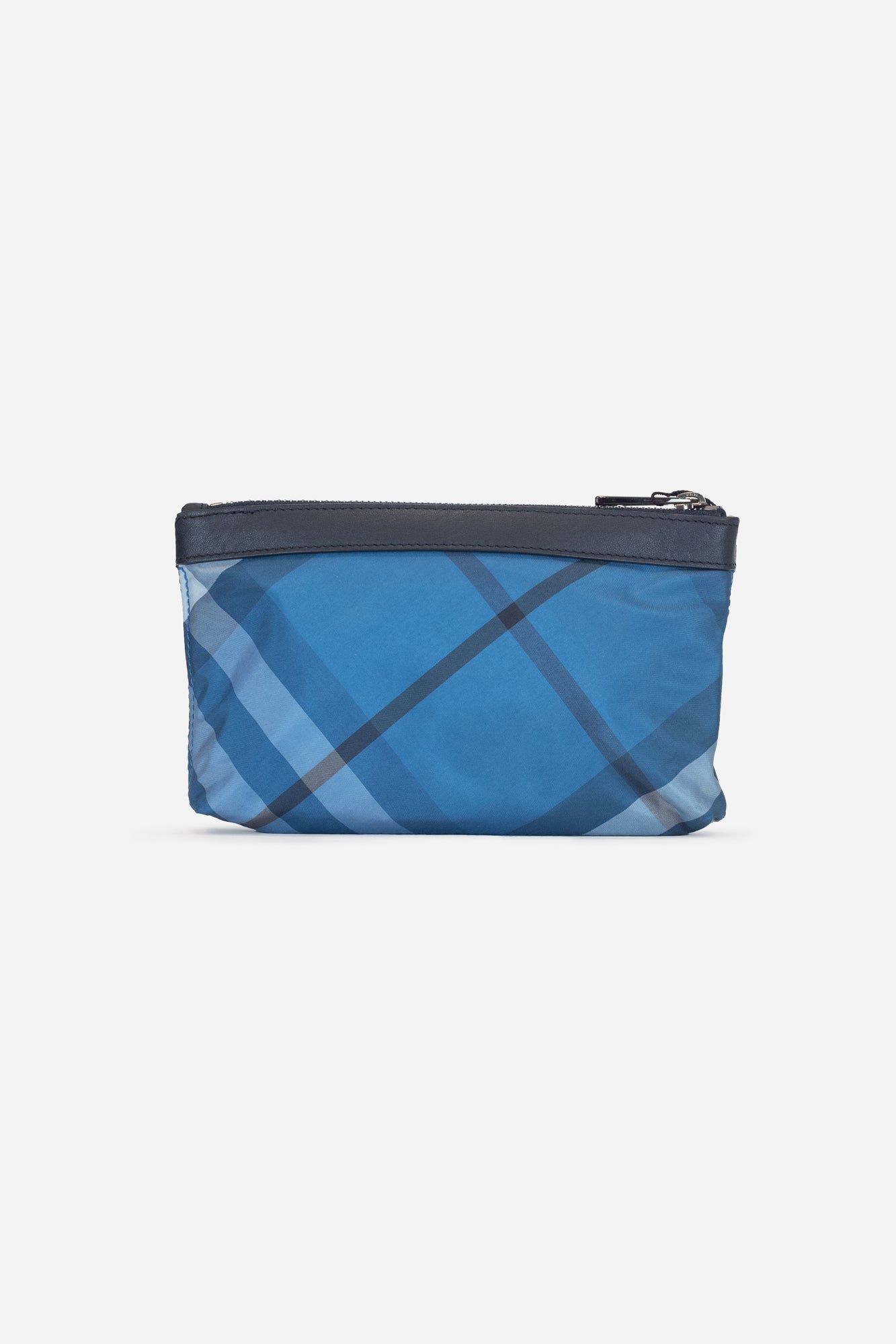 Blue Plaid Pouch