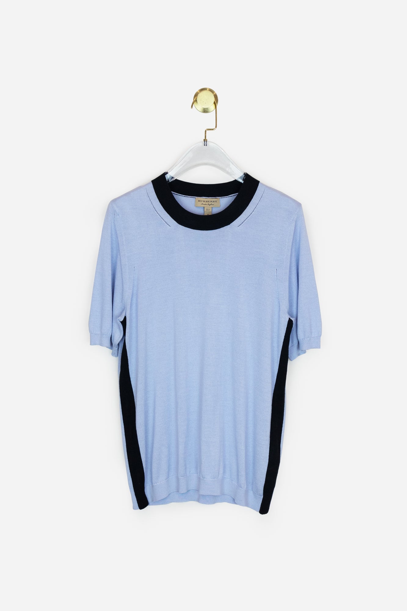 Light Blue Knit T-Shirt