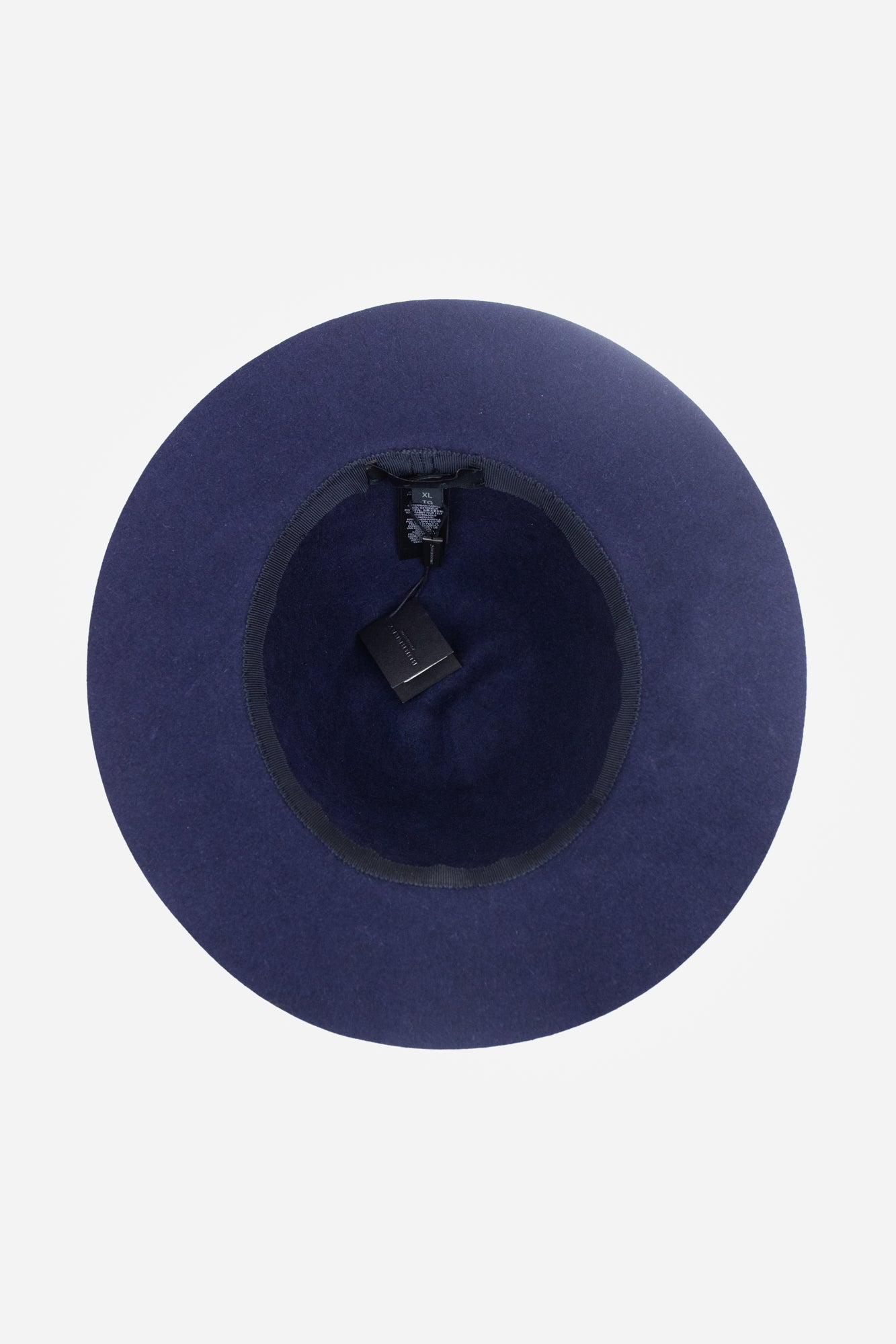 Navy Blue Flat Brim Hat